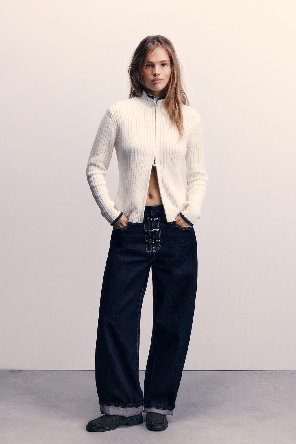 Dickies zip-up cardigan