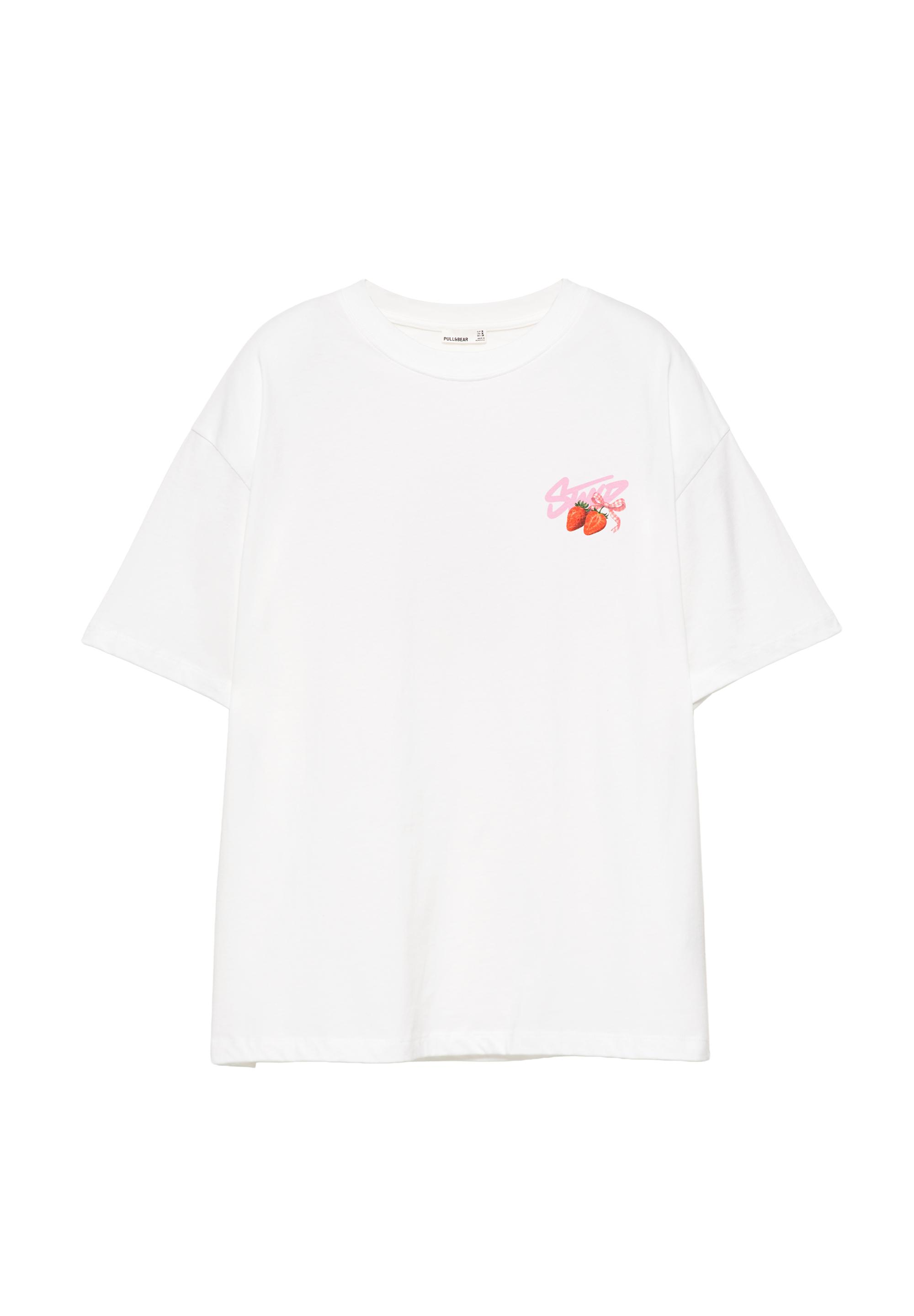 STWD strawberry graphic T-shirt — White