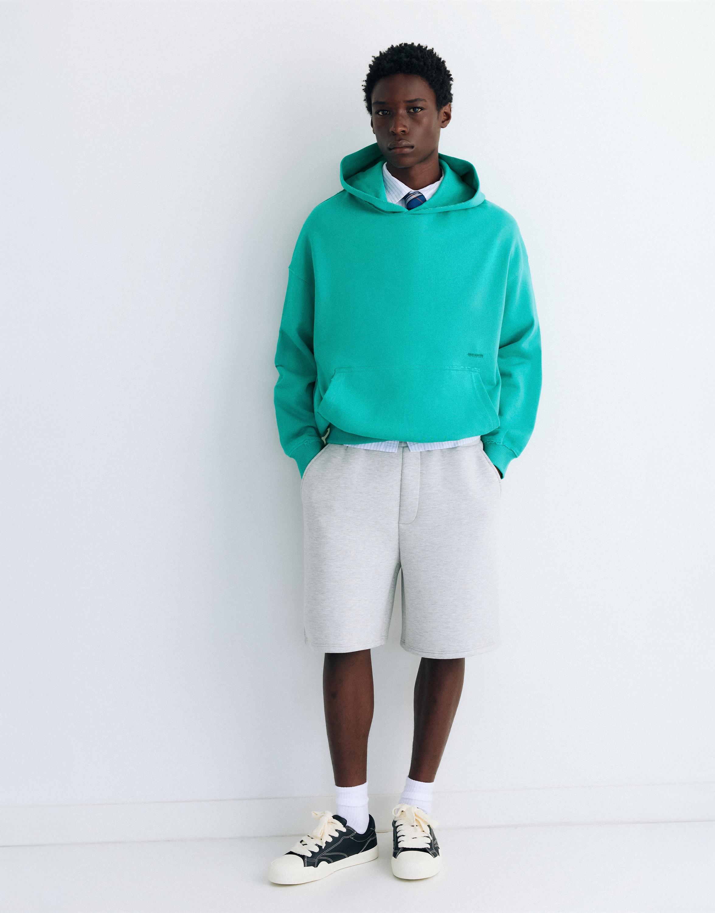 STWD boxy sweatshirt — Turquoise