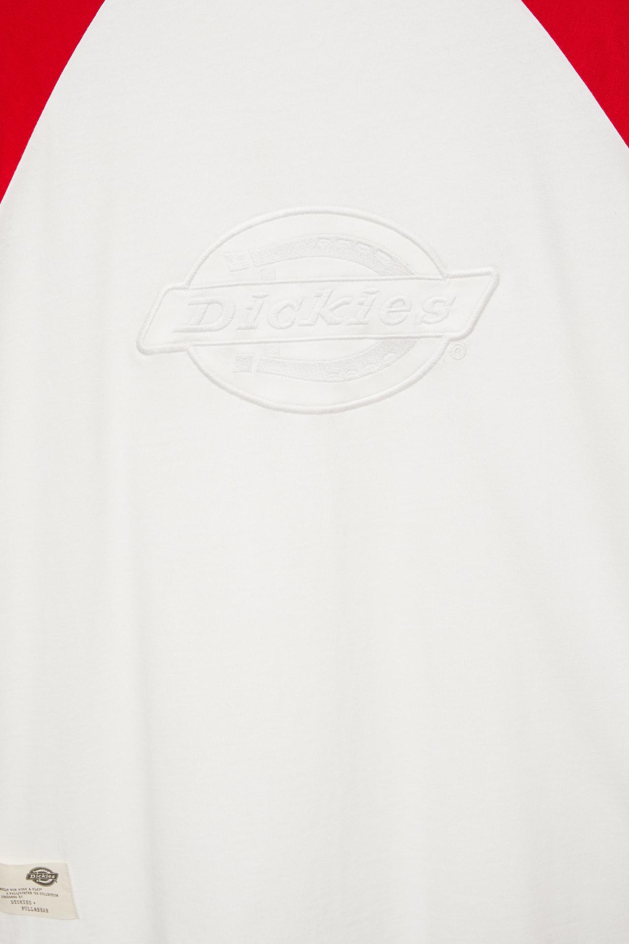 Dickies raglan sleeve T-shirt — Red