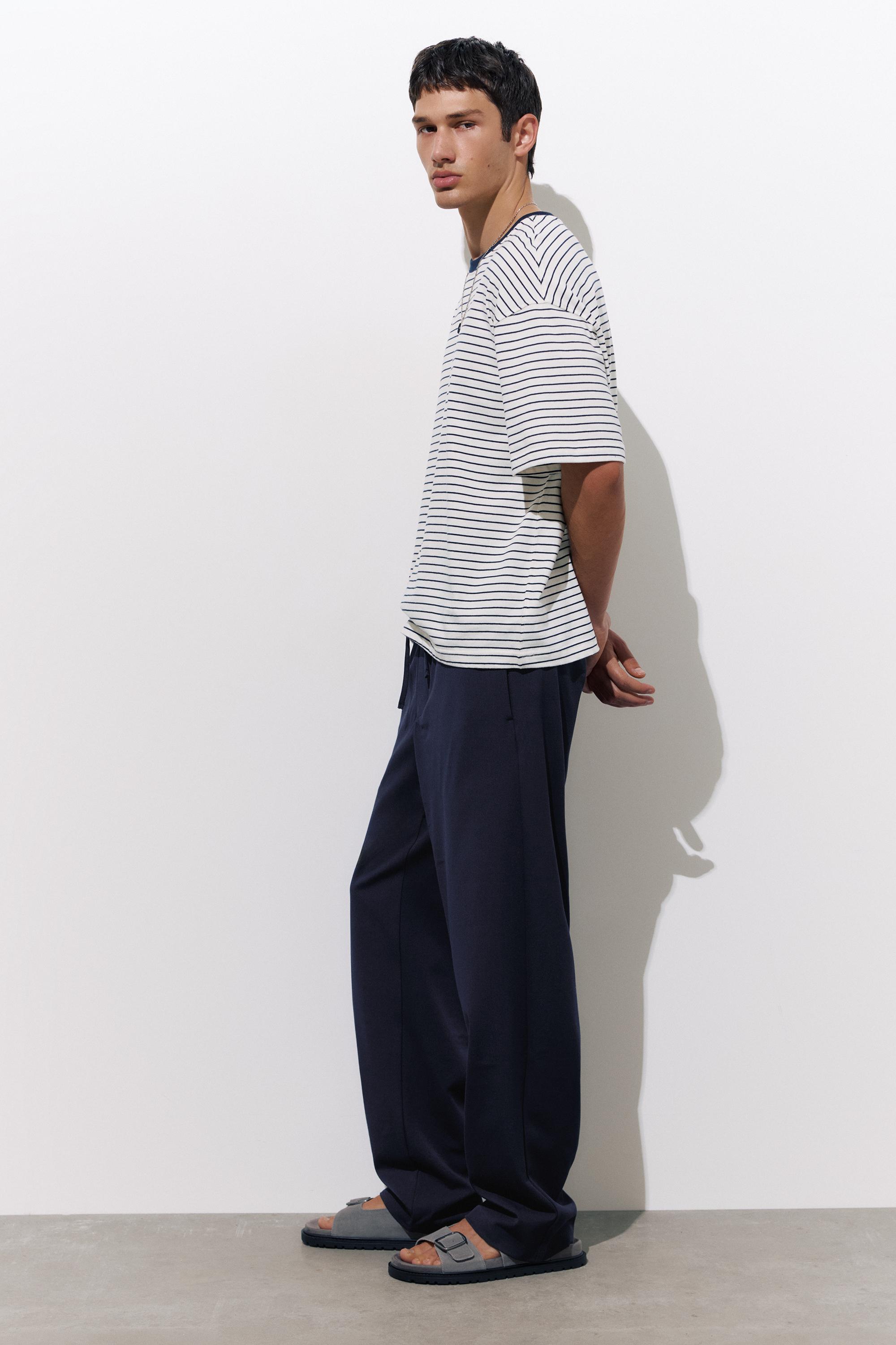 Tailored fit joggers — Navy