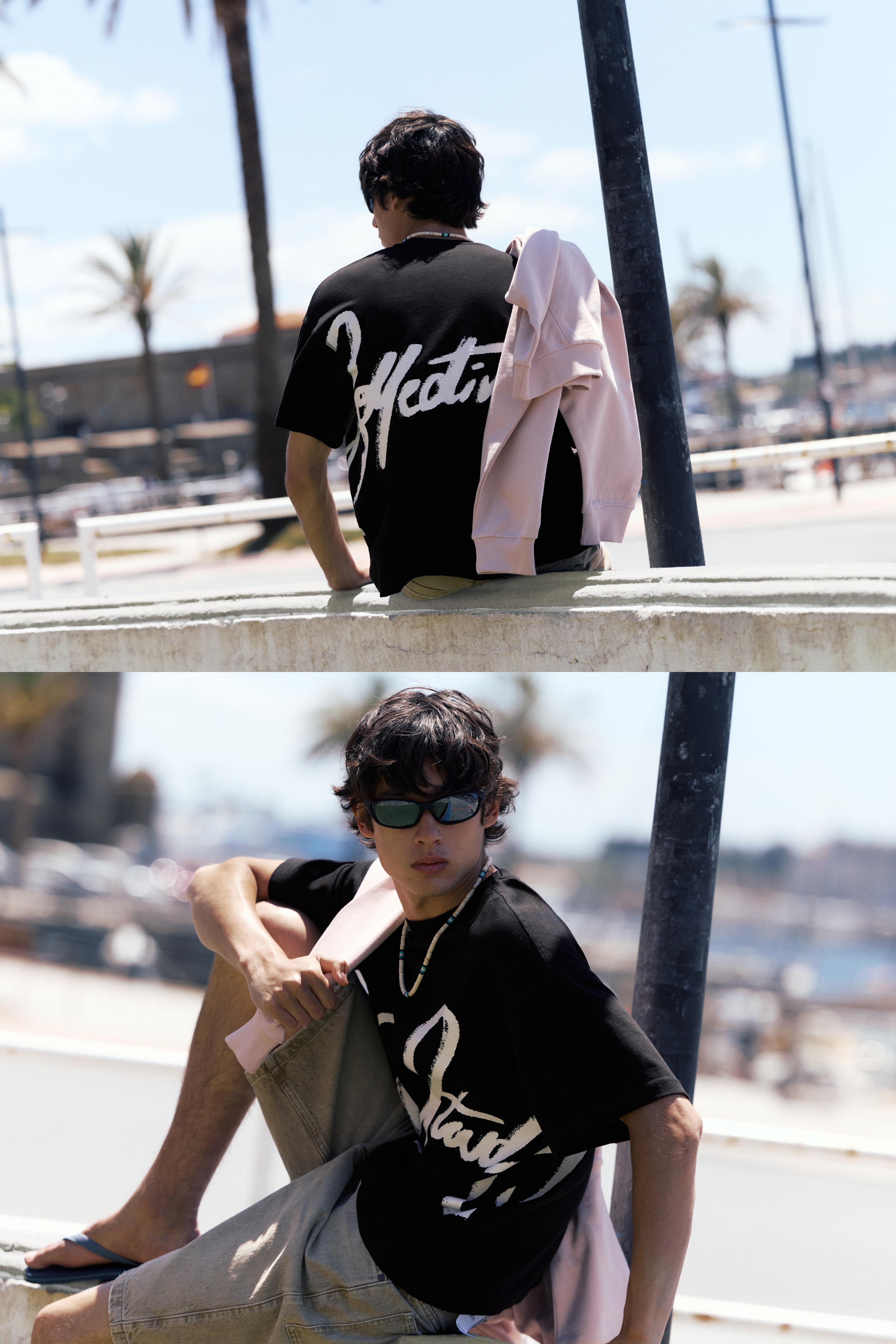 STWD graffiti T-shirt — Black