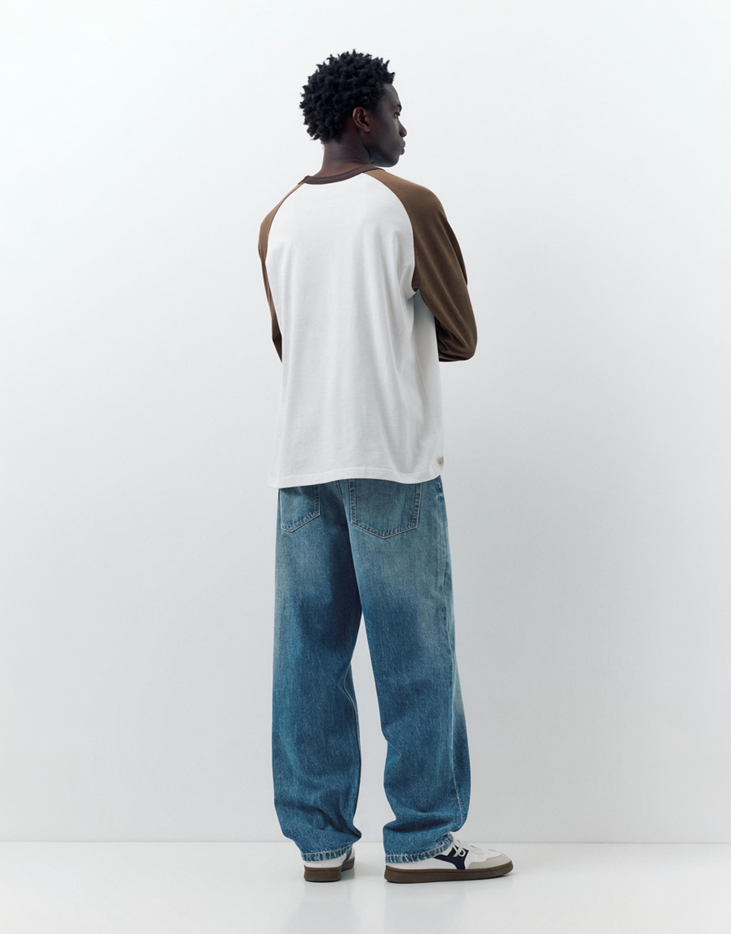 Baggy jeans — Medium blue