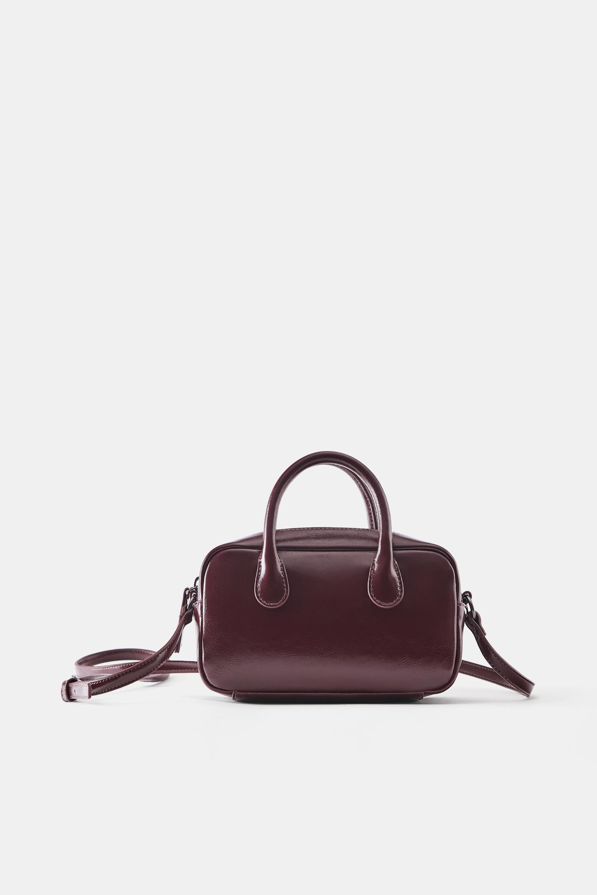 Mini crossbody bag — Burgundy