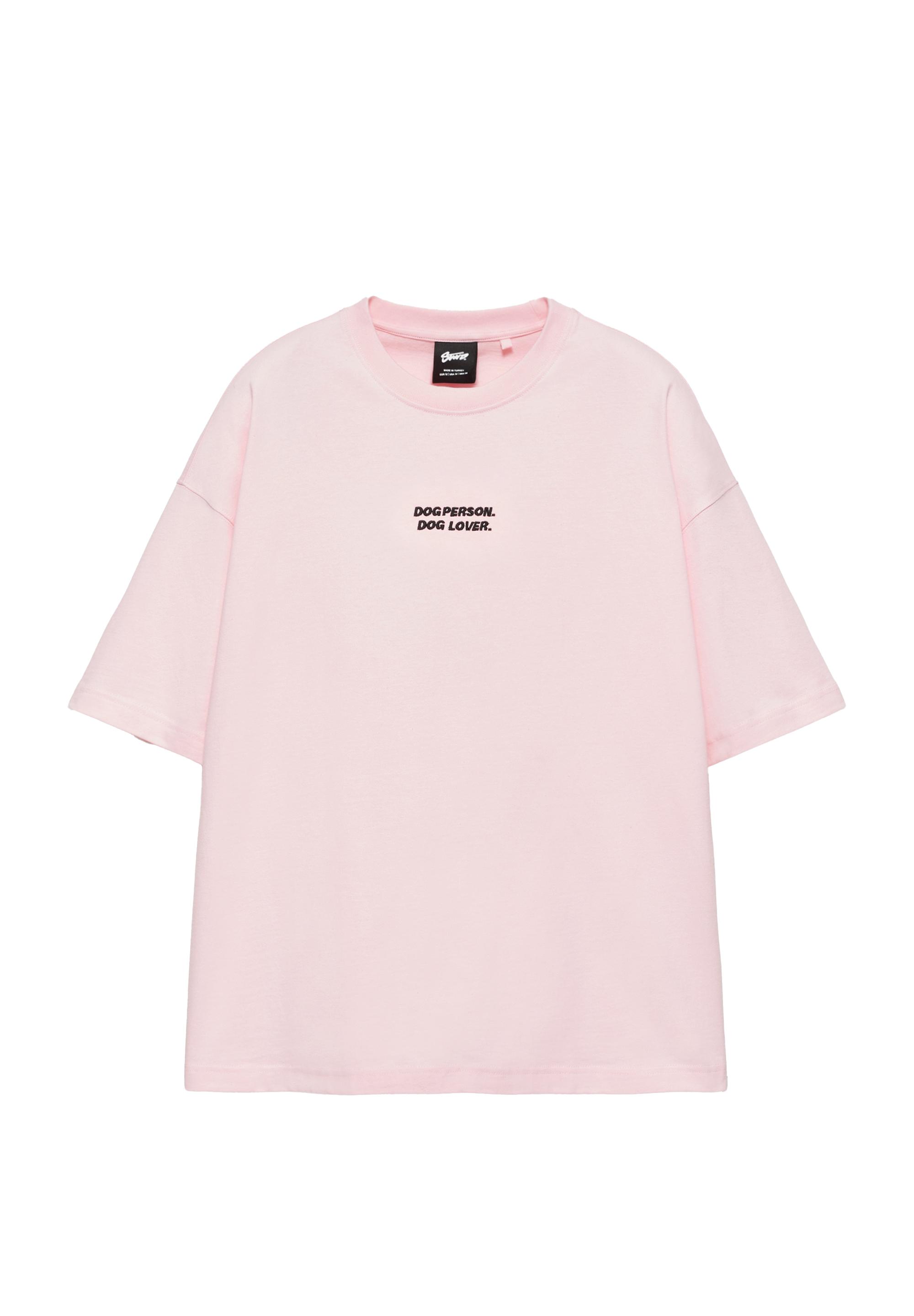 Dog Person graphic T-shirt — Pink