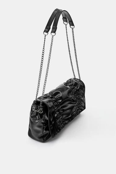 Ruched bag — Black 2