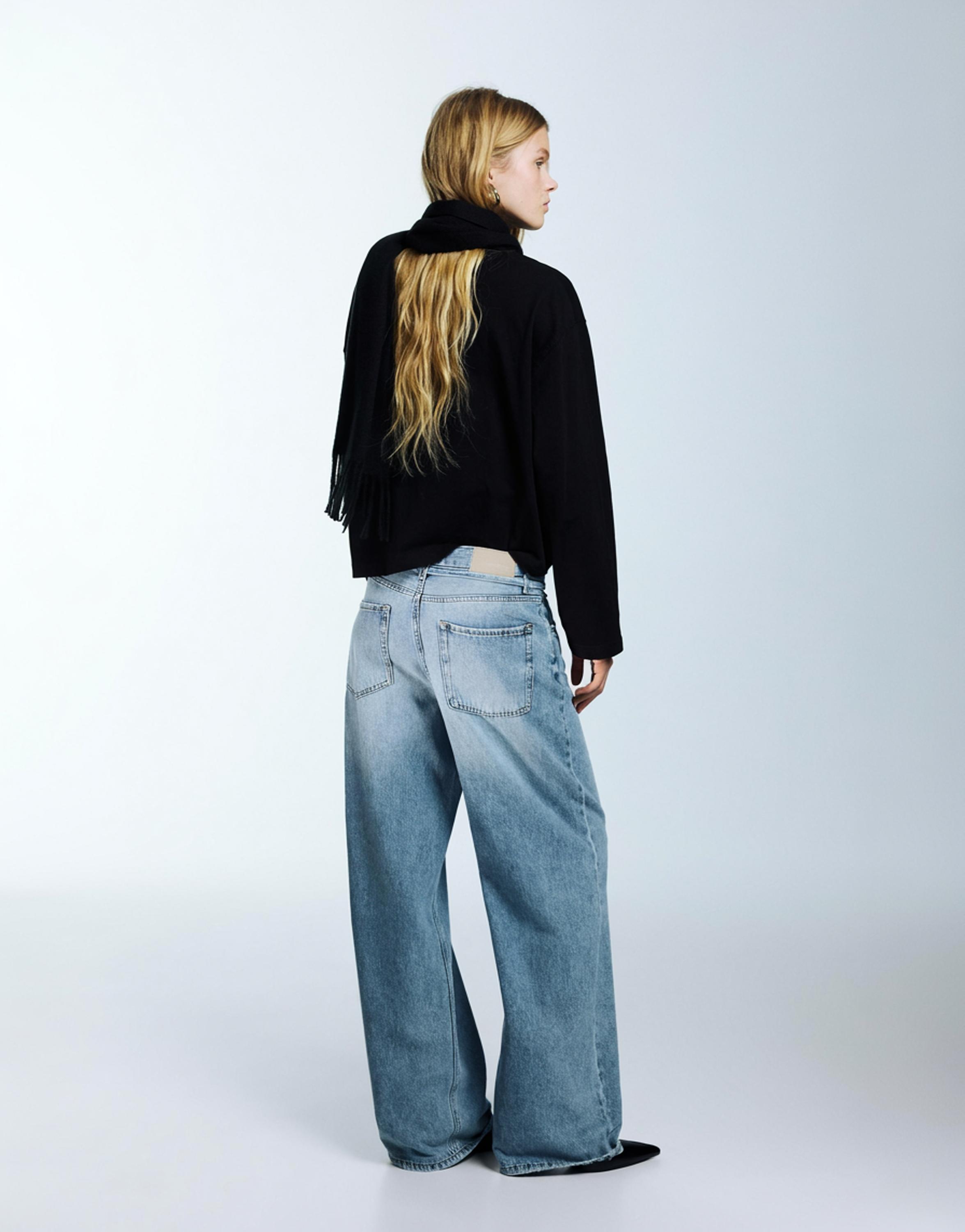 Bağcıklı baggy jean - Görsel 171