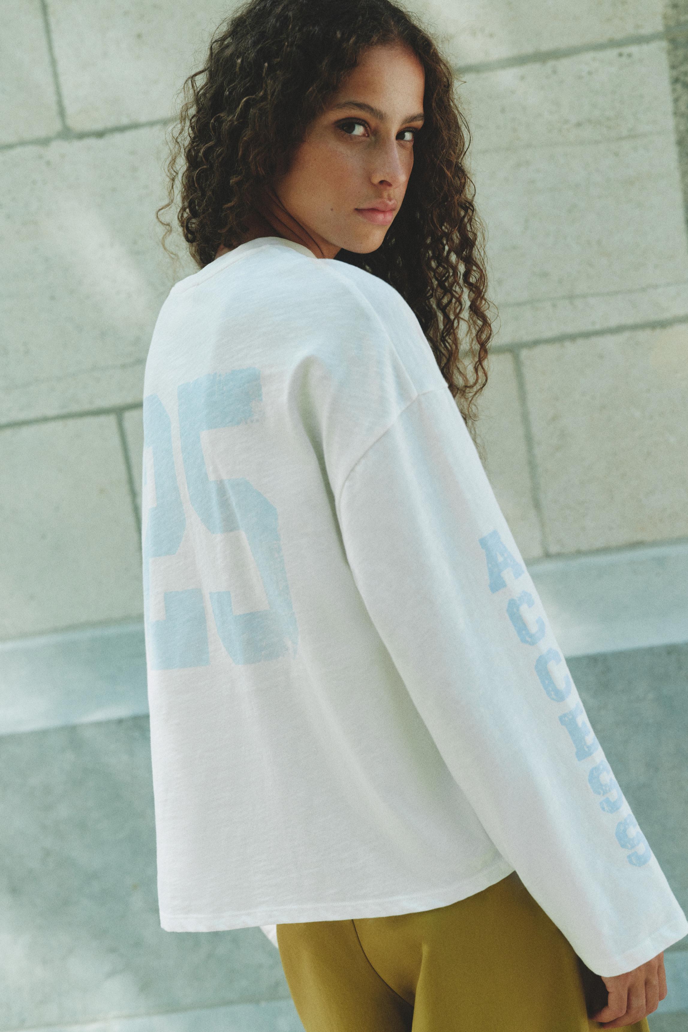 Regular fit graphic T-shirt — White