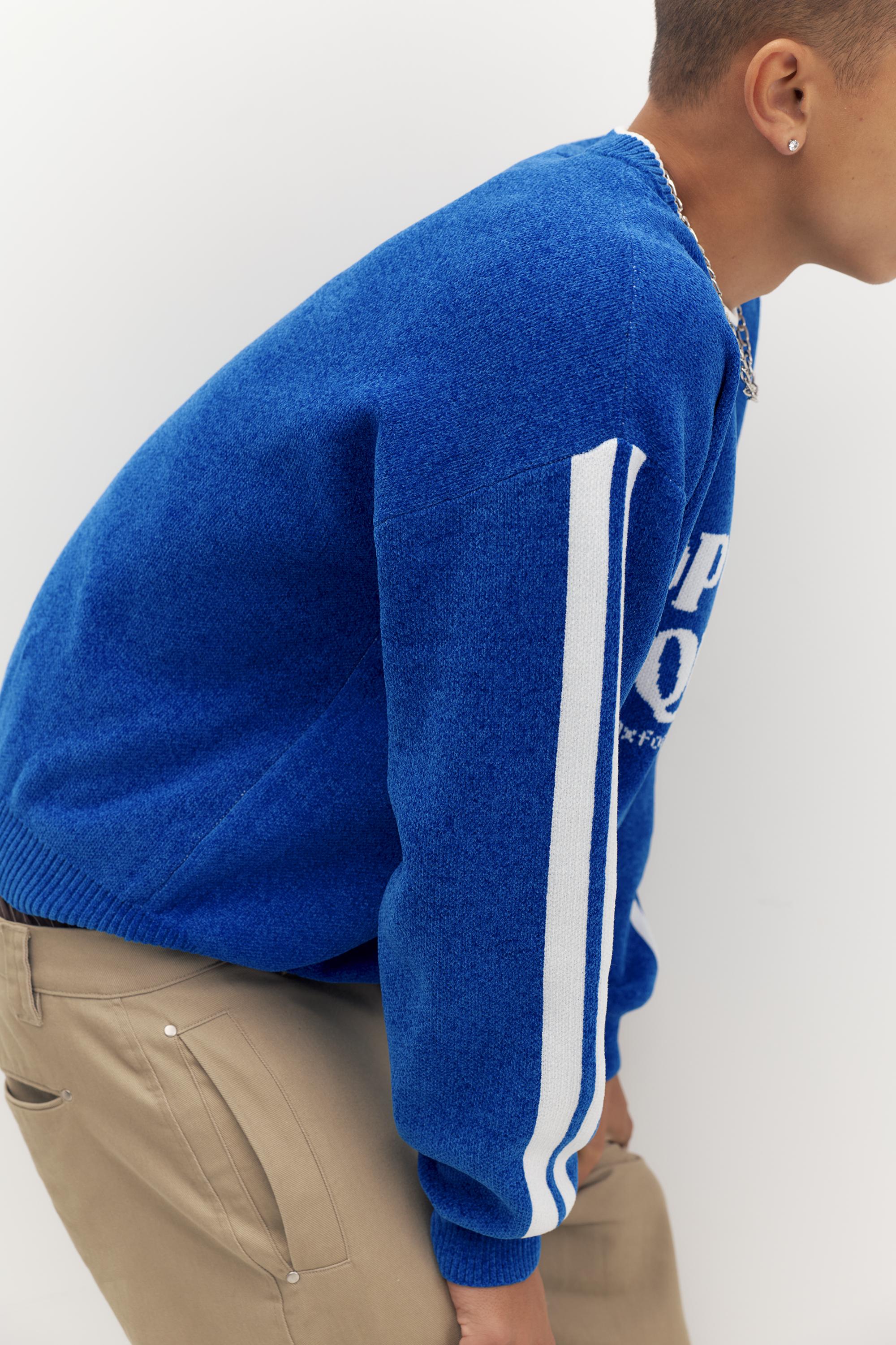 Pull&Bear STWD grafik baskılı kazak görsel 7