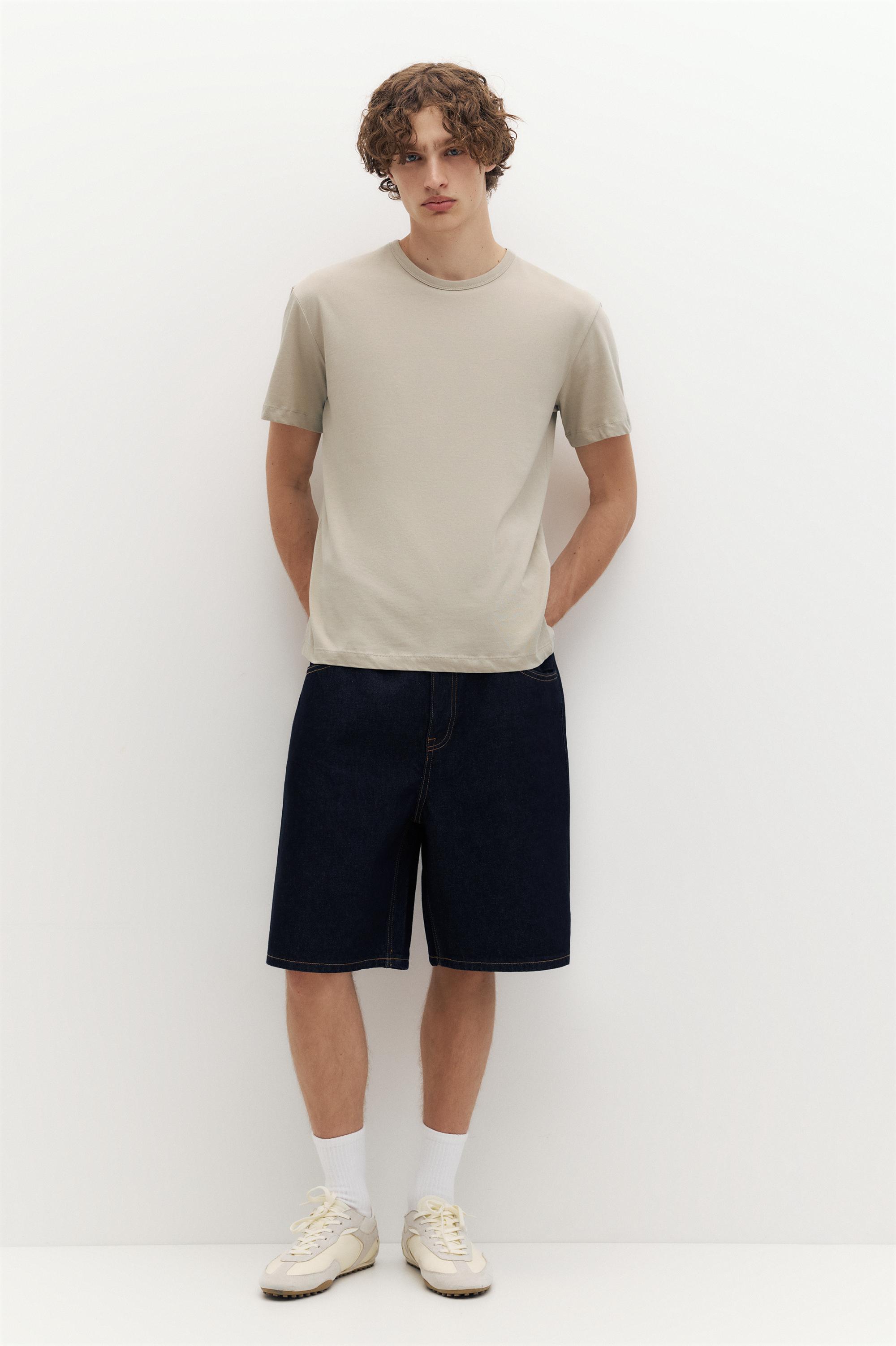 Basic slim fit tişört - Görsel 6