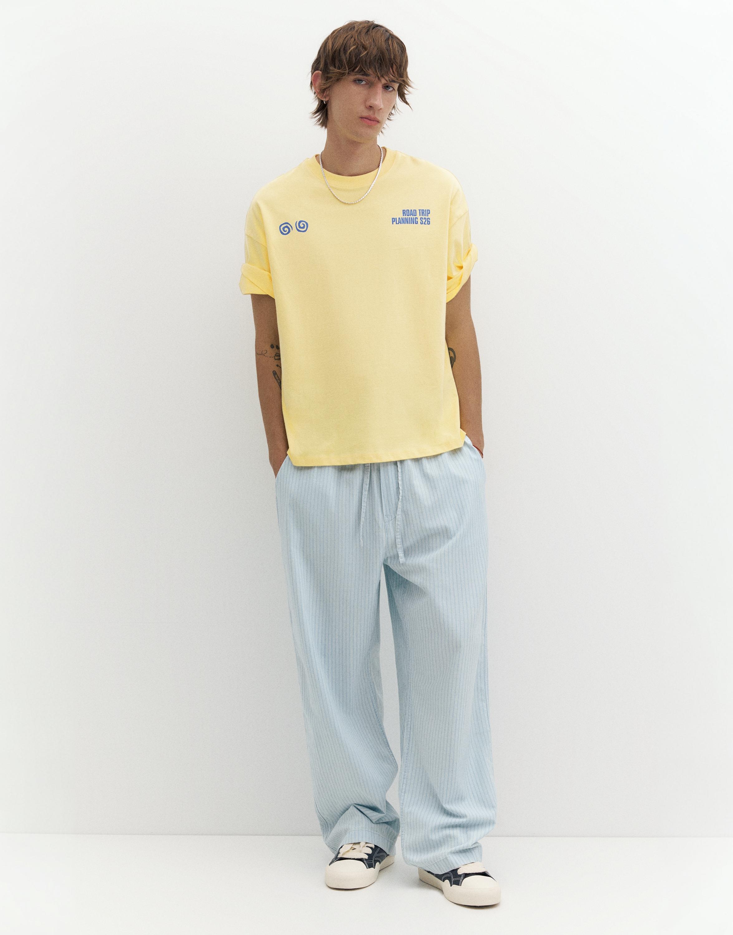 STWD Road Trip graphic T-shirt — Yellow