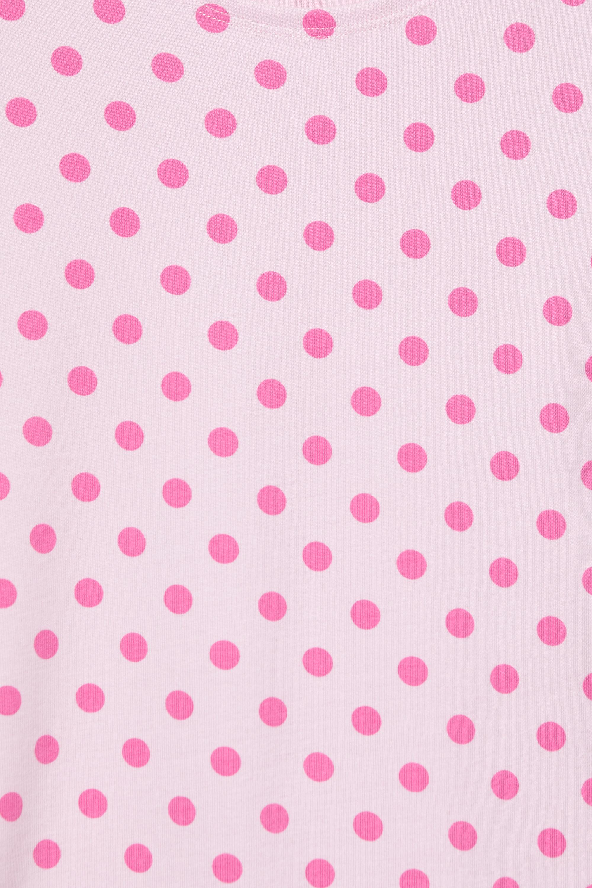 Fitted short sleeve T-shirt — Pastel pink