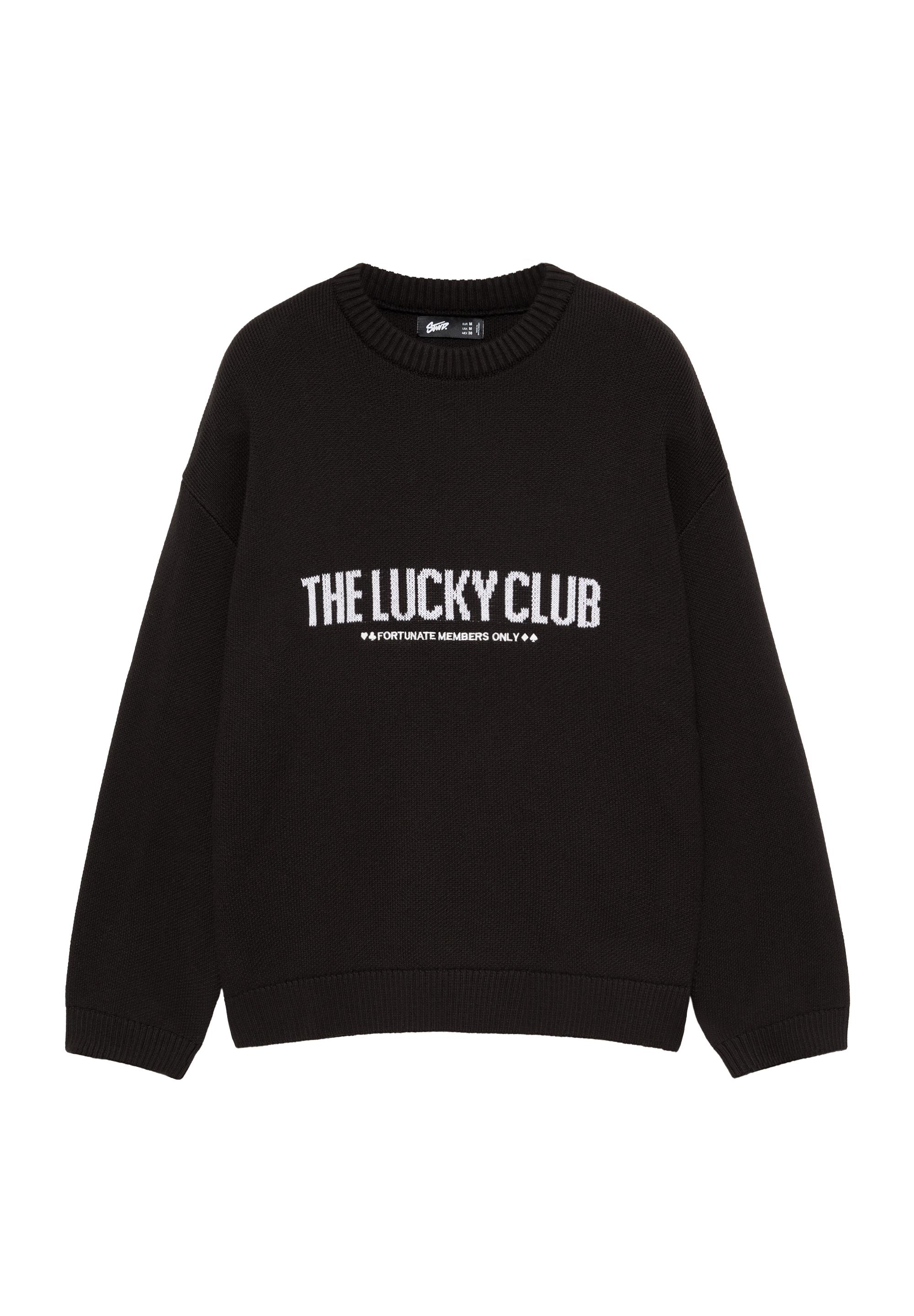 STWD graphic jumper — Black