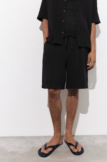 Bermuda sweat shorts — Black 5