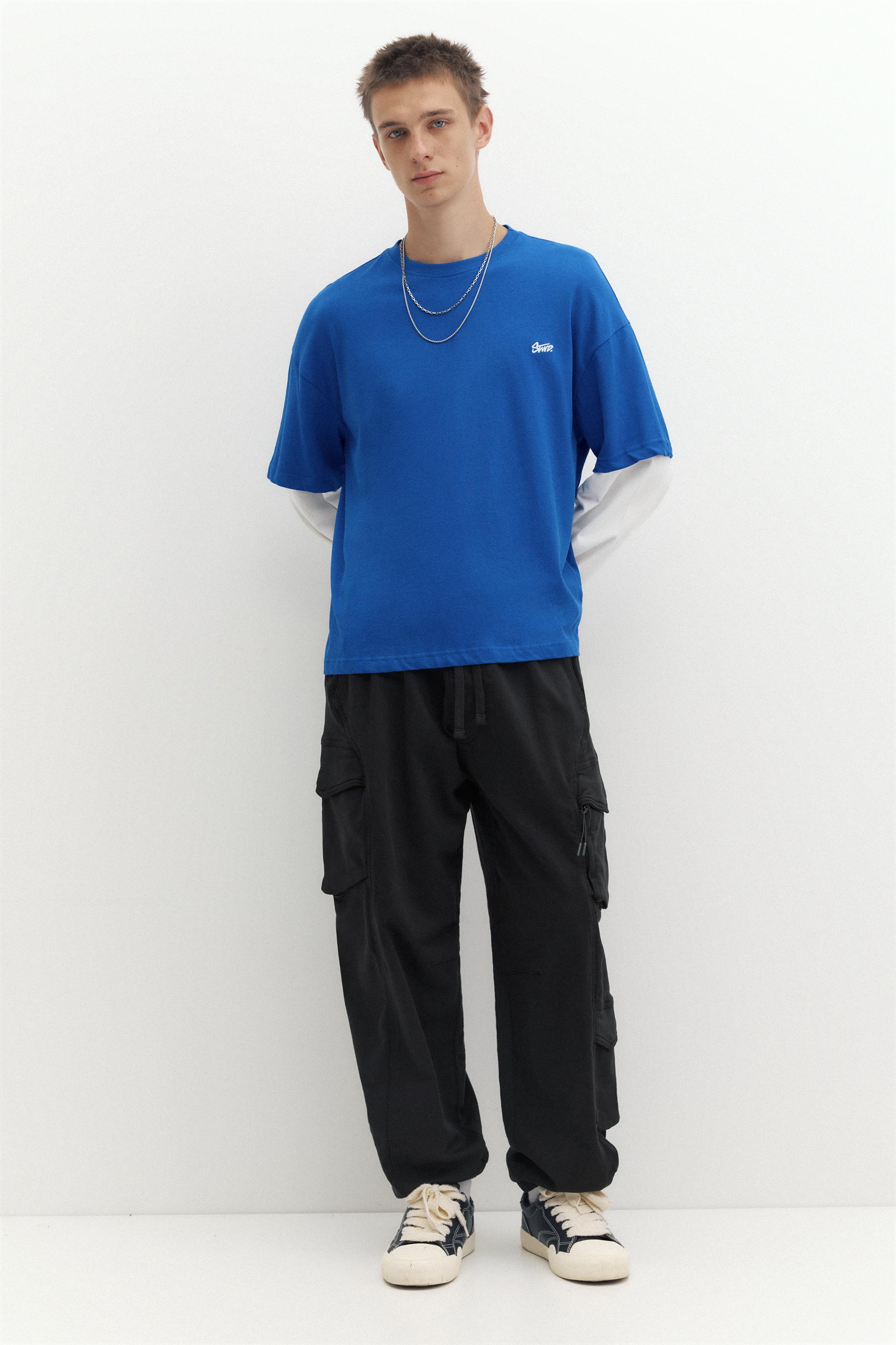 Multi-pocket joggers — Black