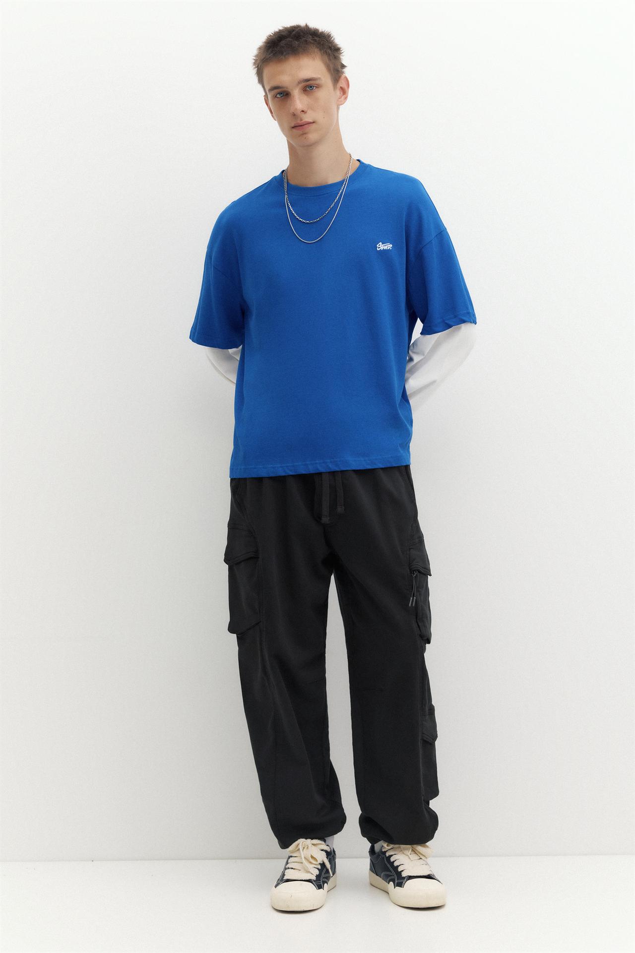 Multi-pocket joggers — Black