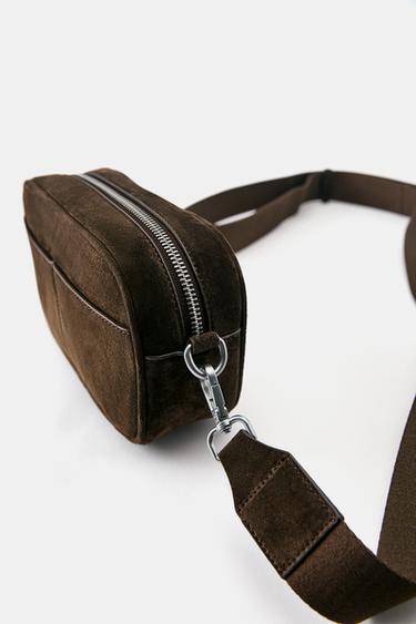 Leather crossbody bag — Brown 5