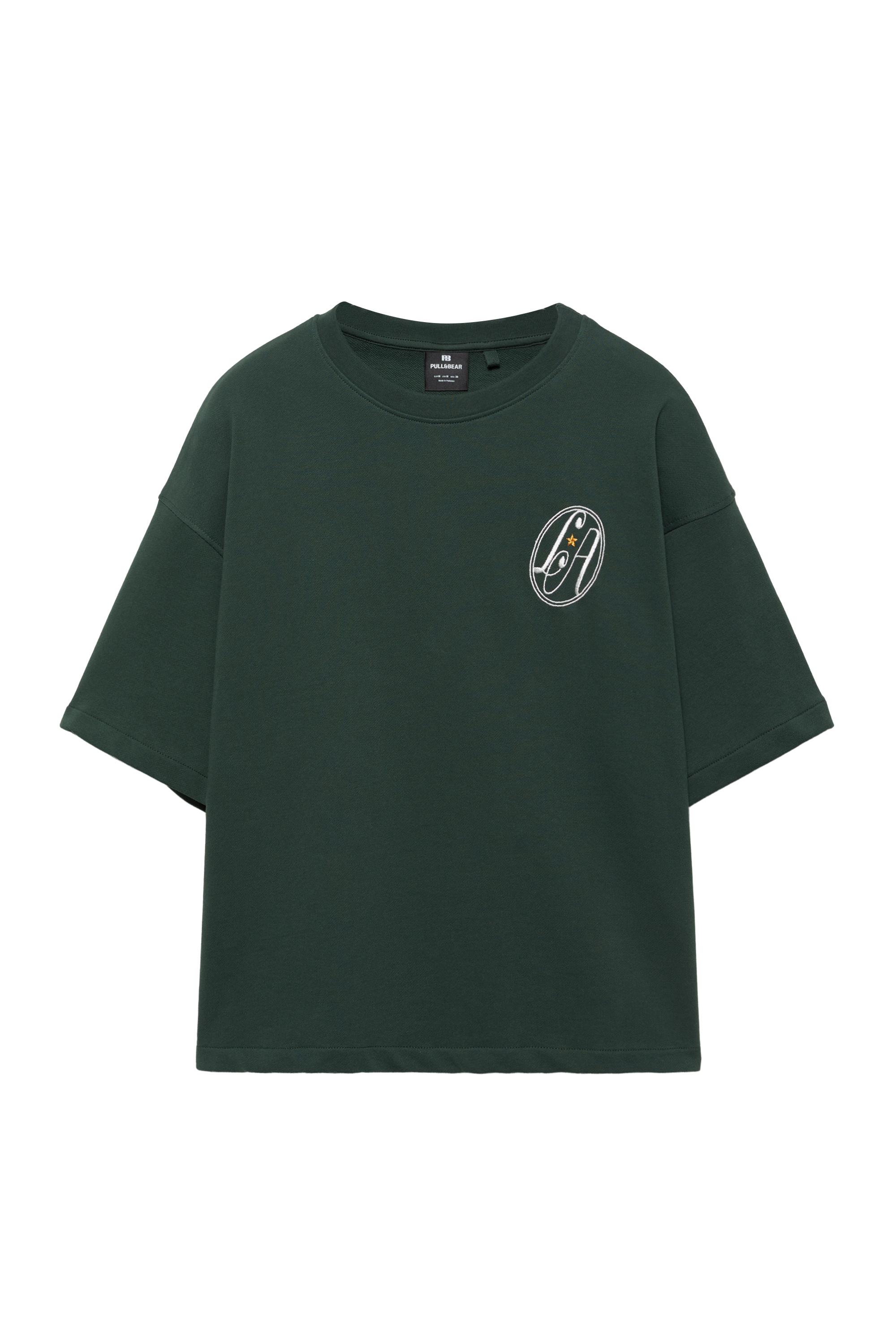 Los Angeles işlemeli t-shirt