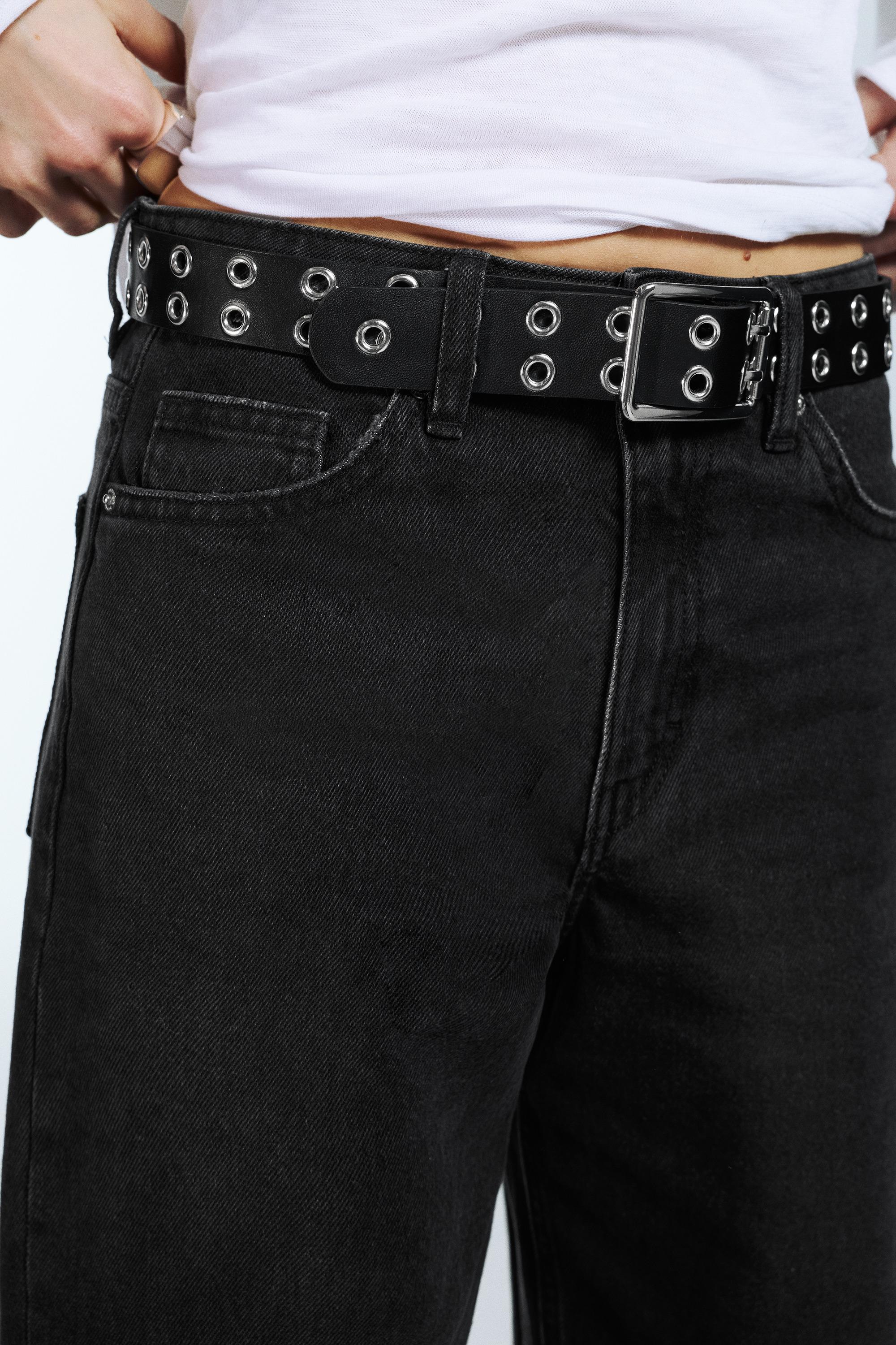 Wide leg yüksek bel jean - Görsel 20