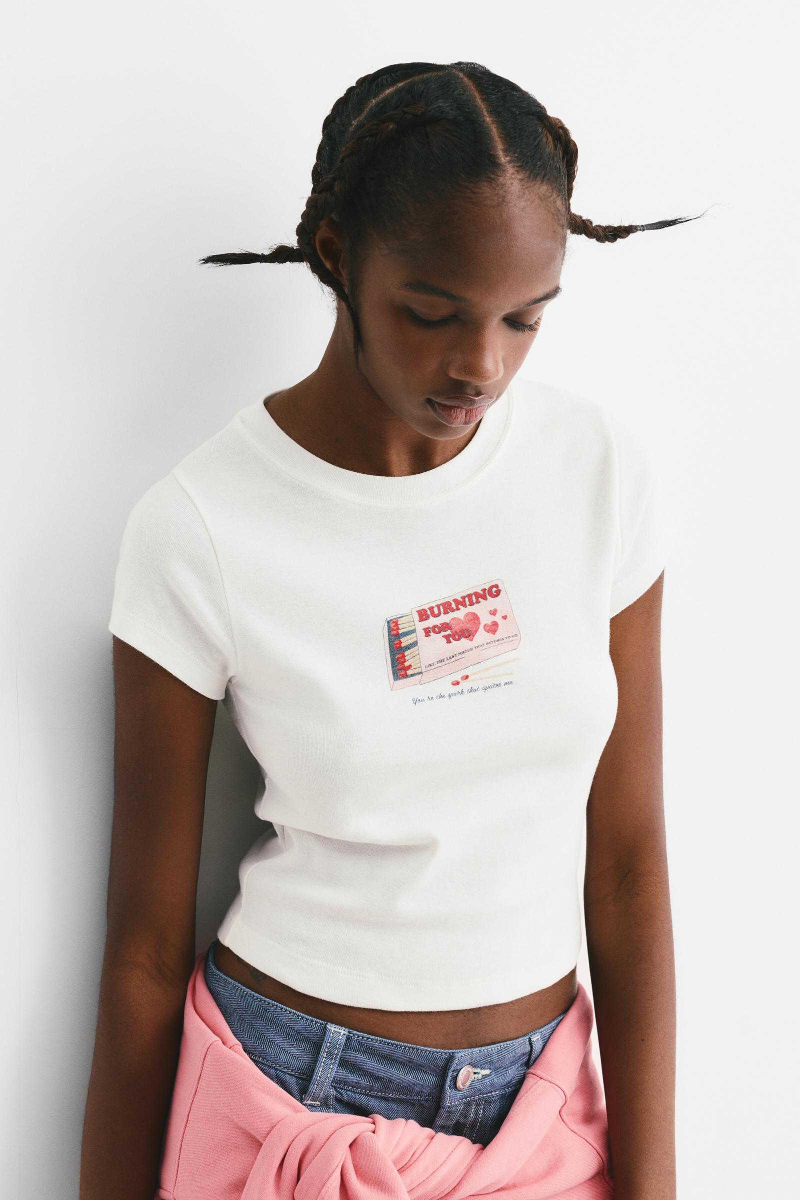 Shirt Mit Streichholzschachtel-Print