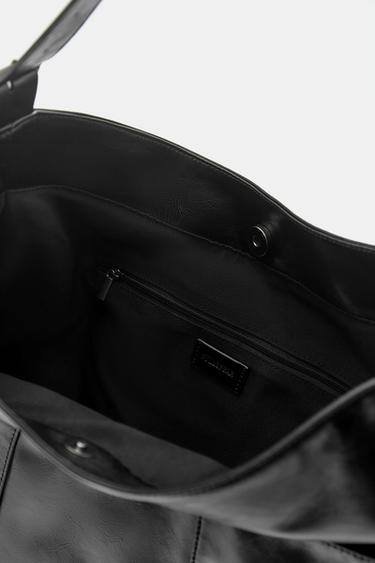 Strappy tote bag — Black 5