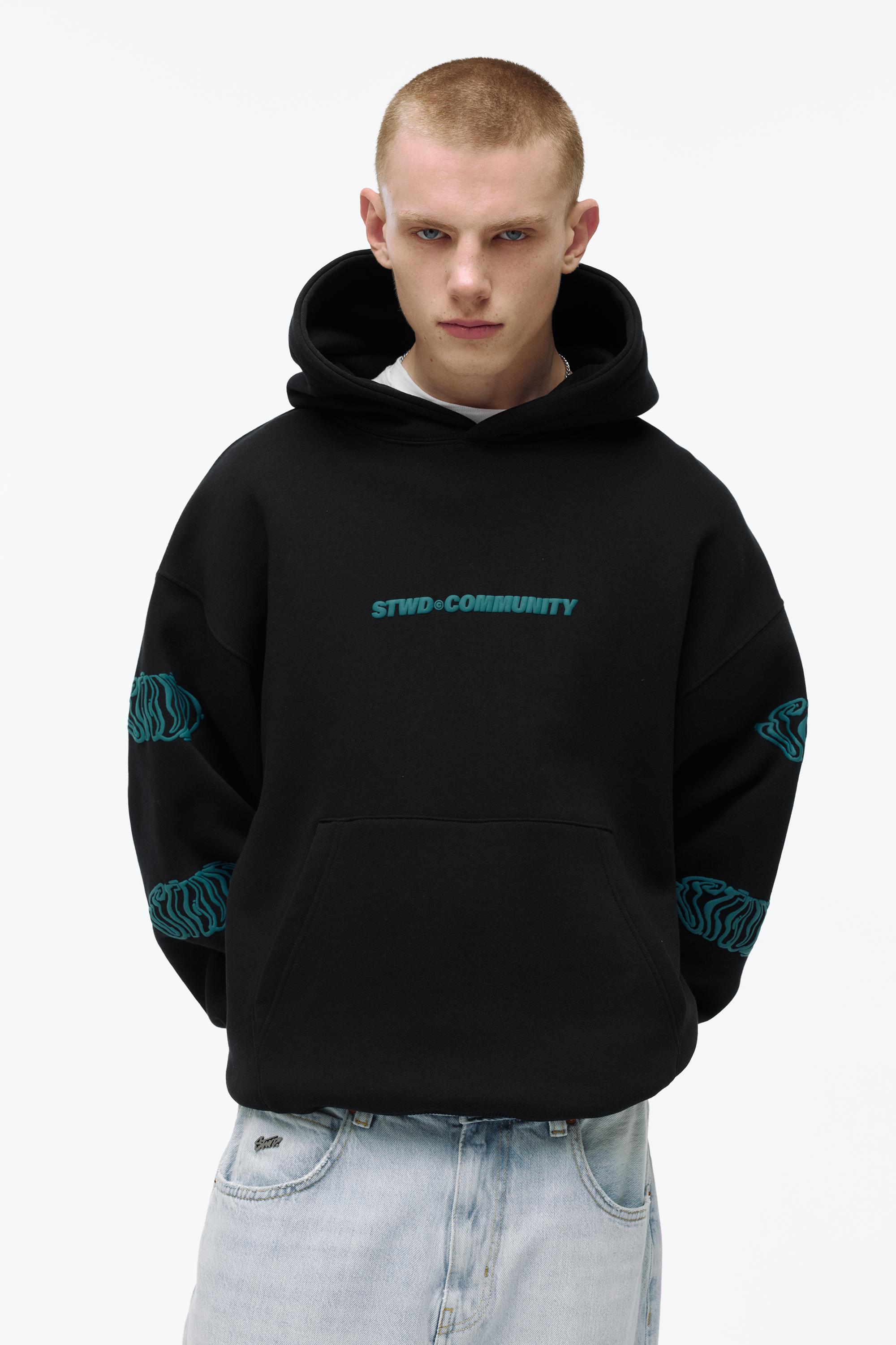 STWD Community hoodie — Black