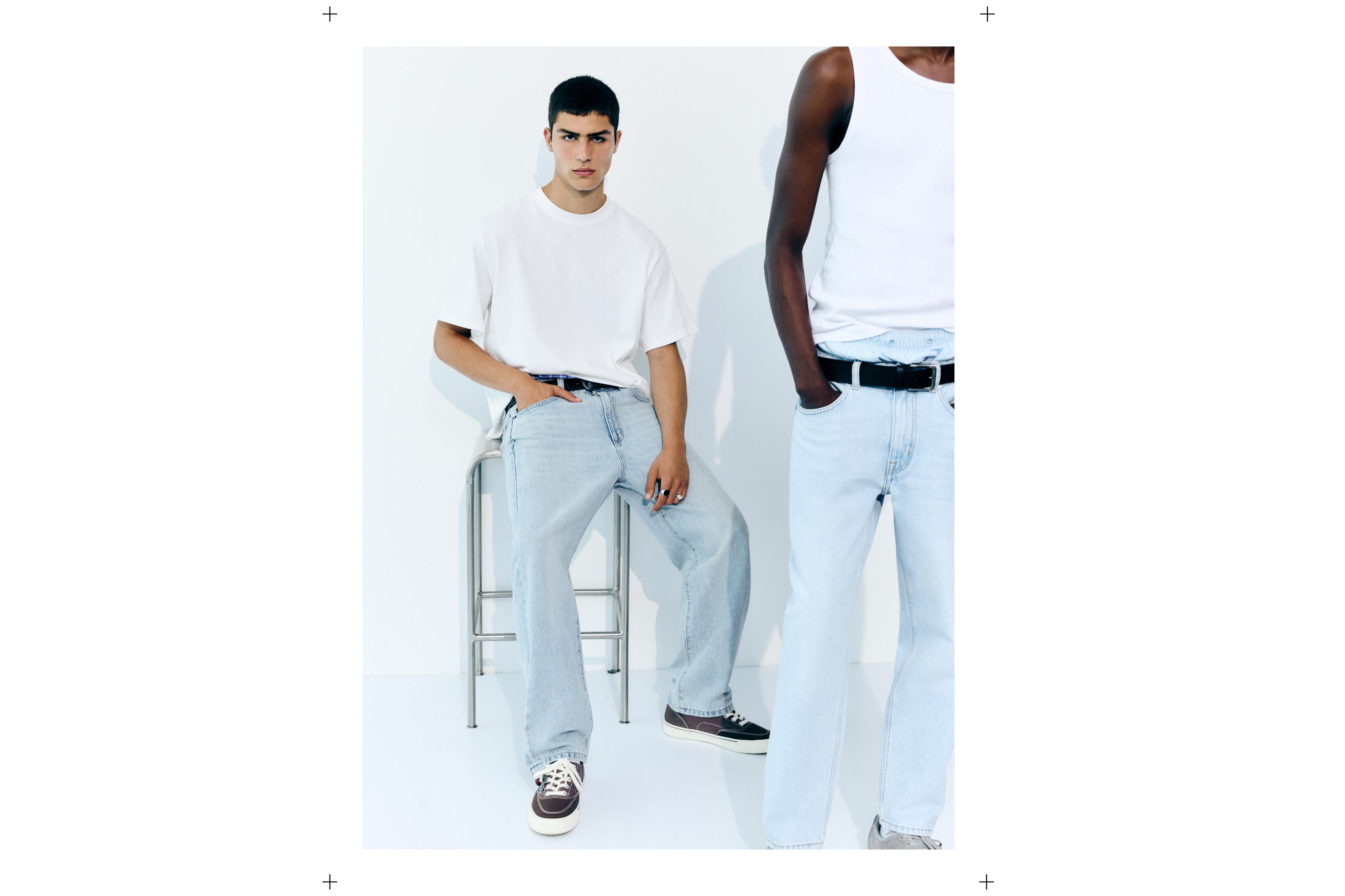 Baggy jeans — Pale indigo