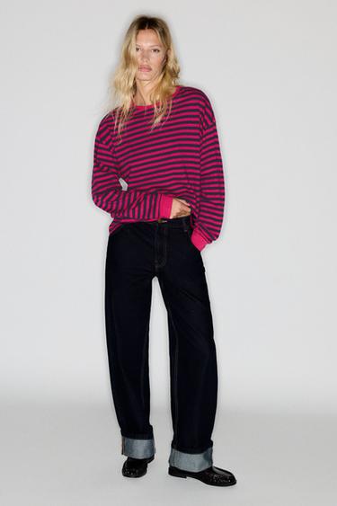 Long sleeve striped T-shirt — Striped 4