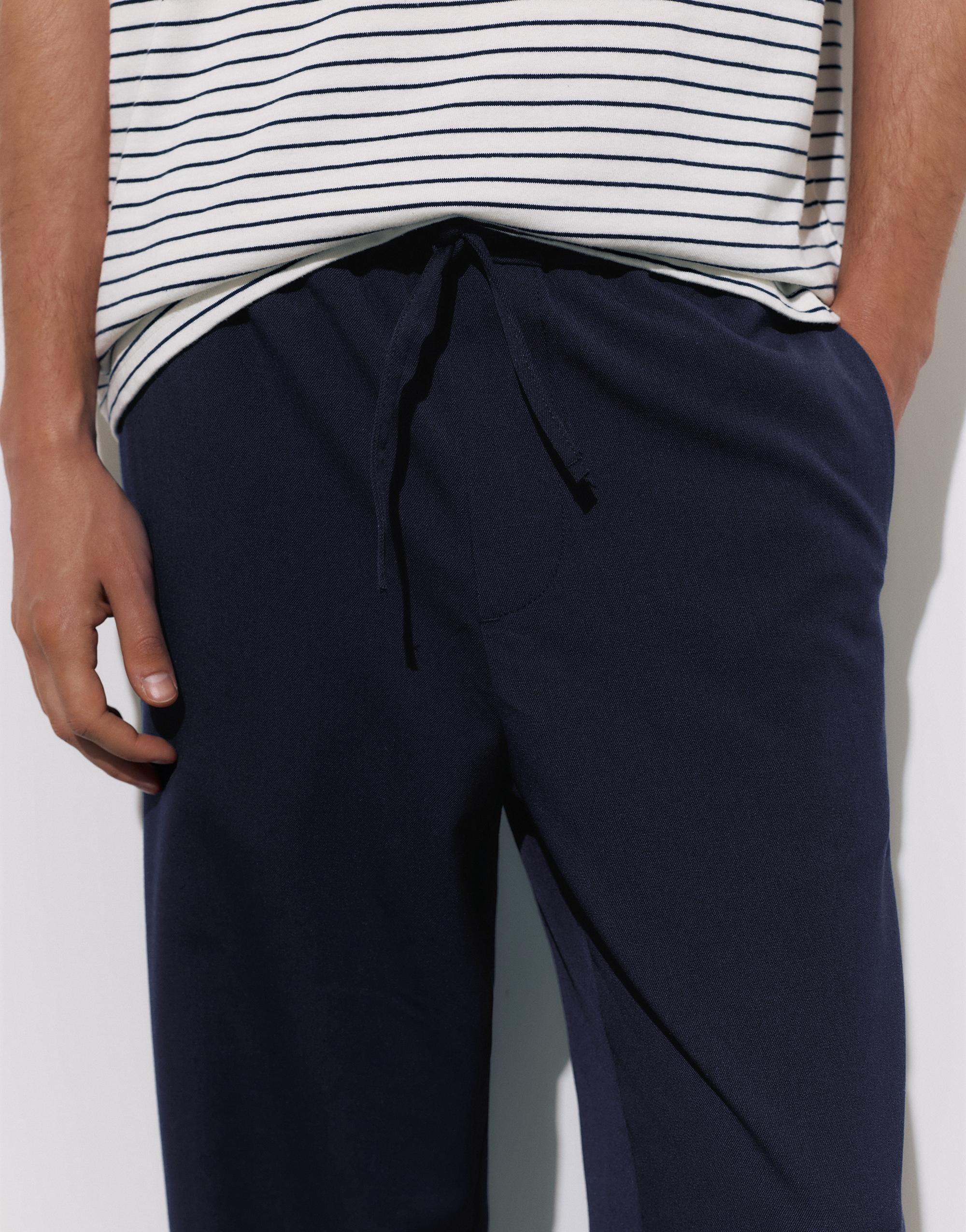 Tailored fit joggers — Navy
