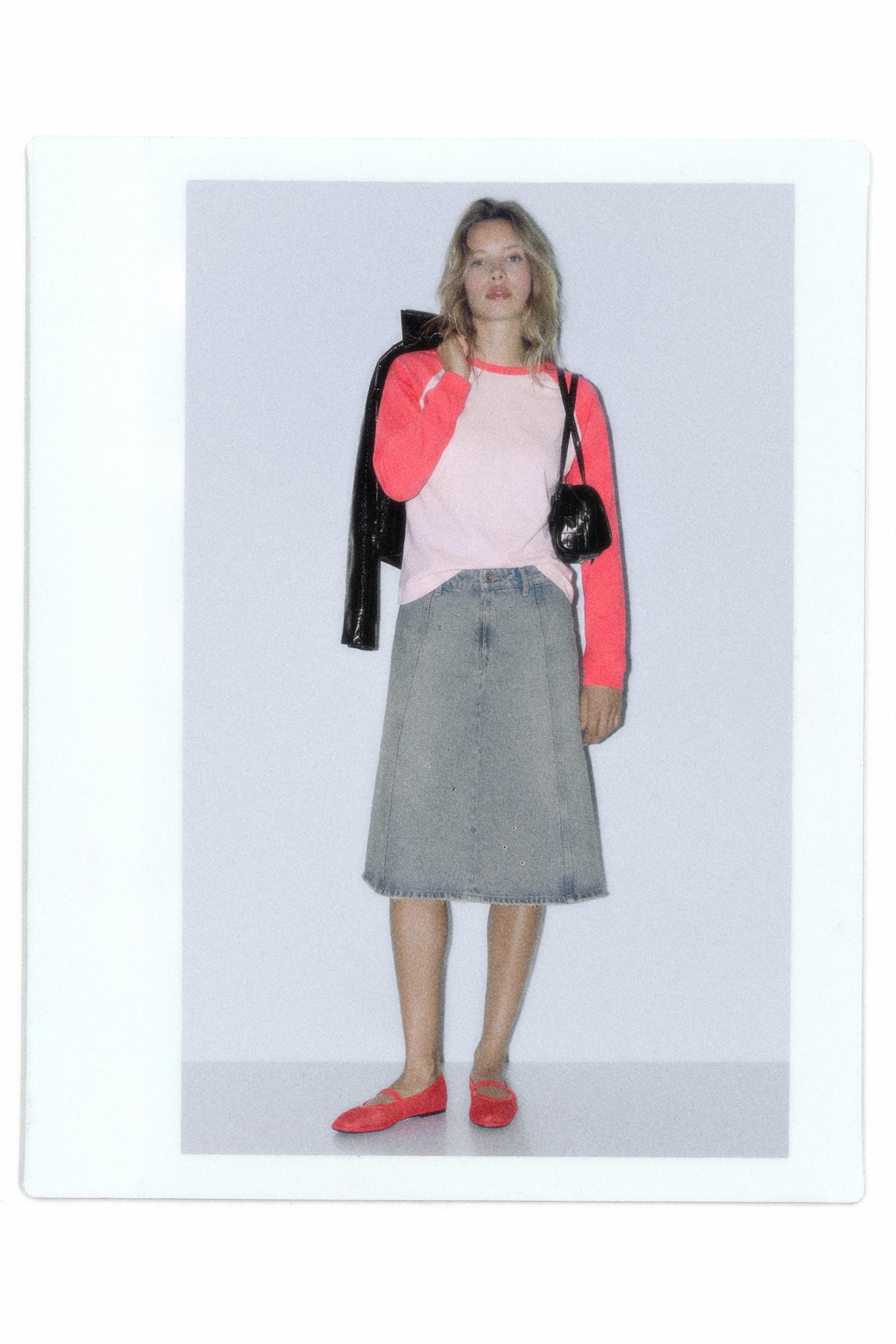 Oversize raglan sleeve T-shirt — Pink