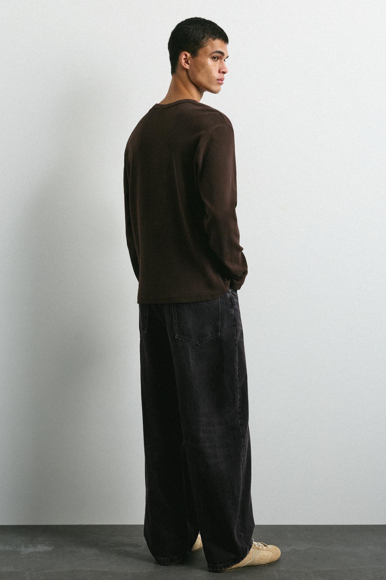 Baggy balloon jeans — Faded black