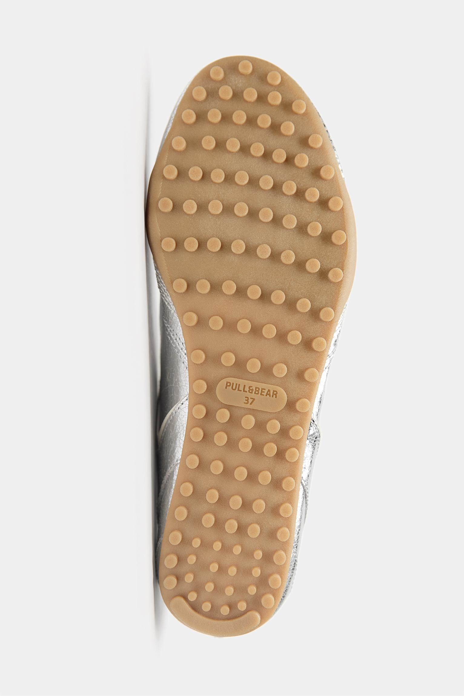 Metallic trainers — Silver