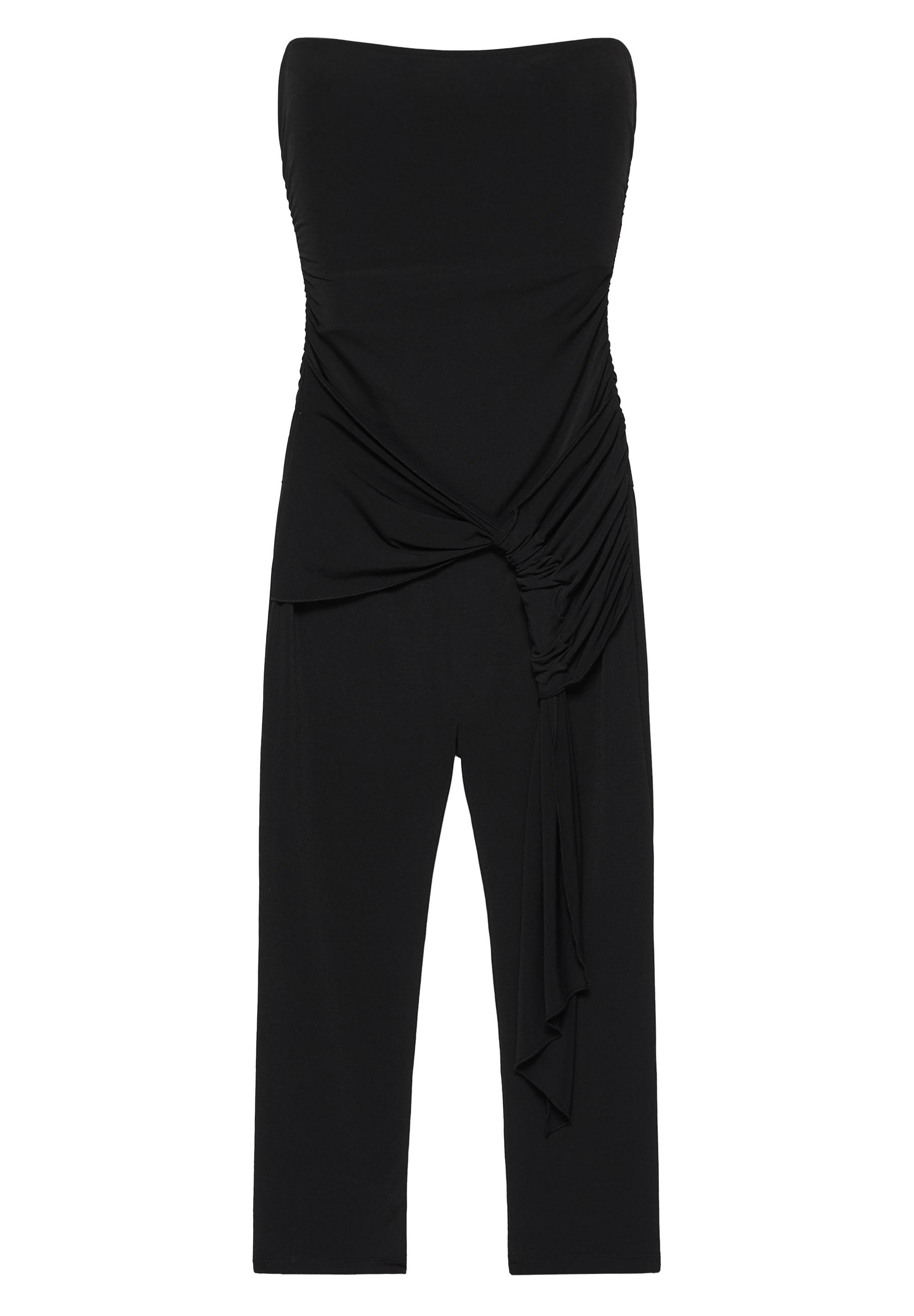 Strapless jumpsuit — Black