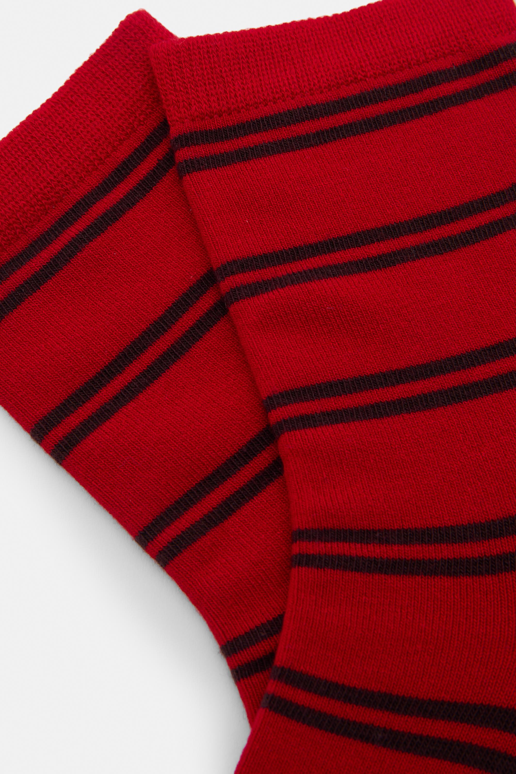 Çizgili uzun çorap