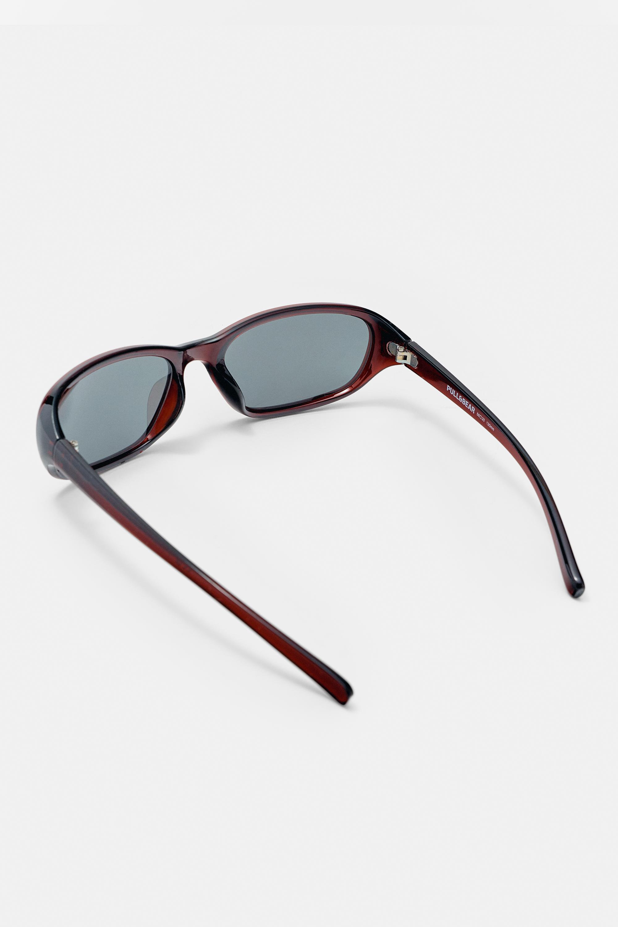 Rounded sunglasses — Brown