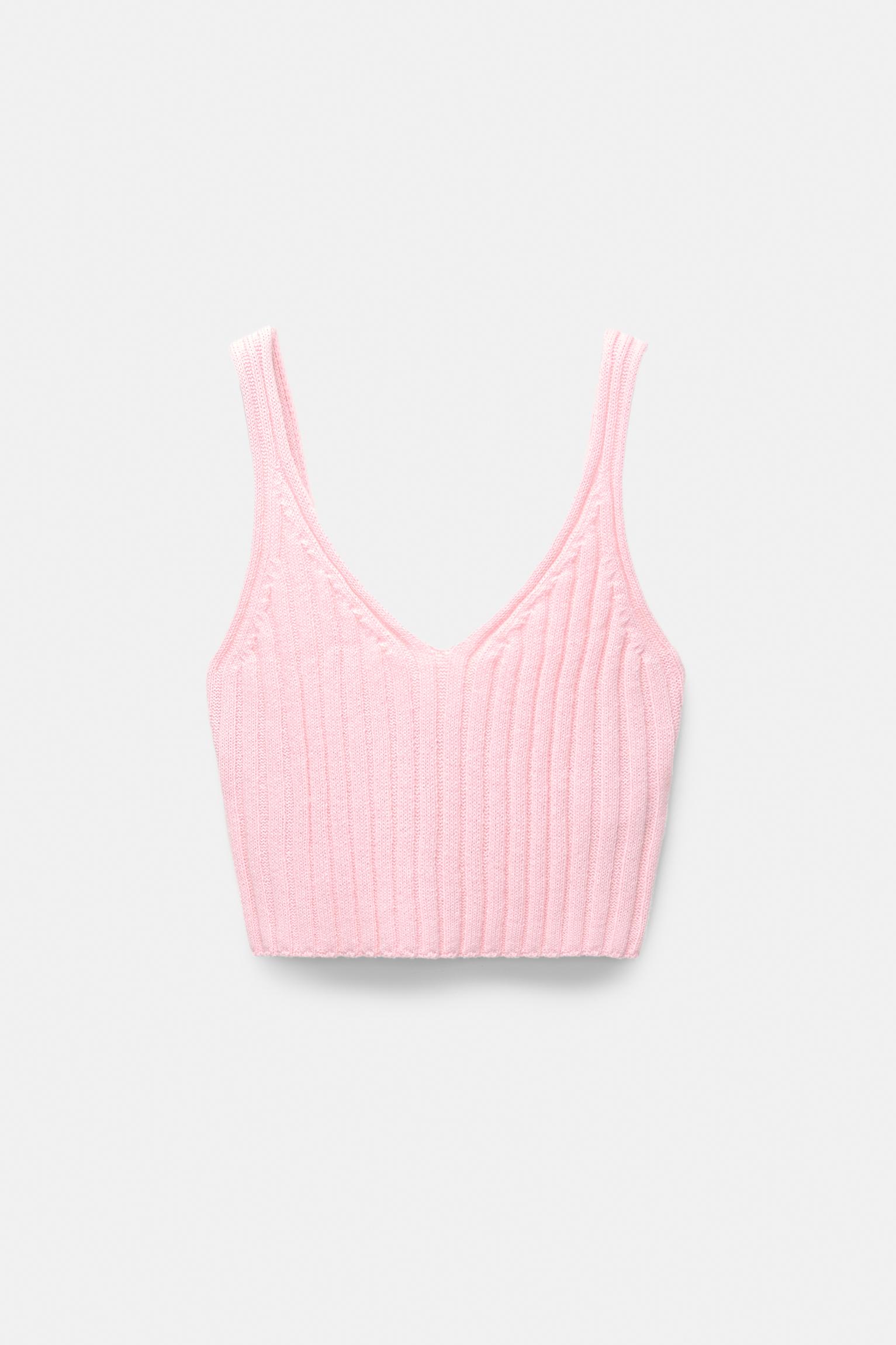 pull and bear top crochet
