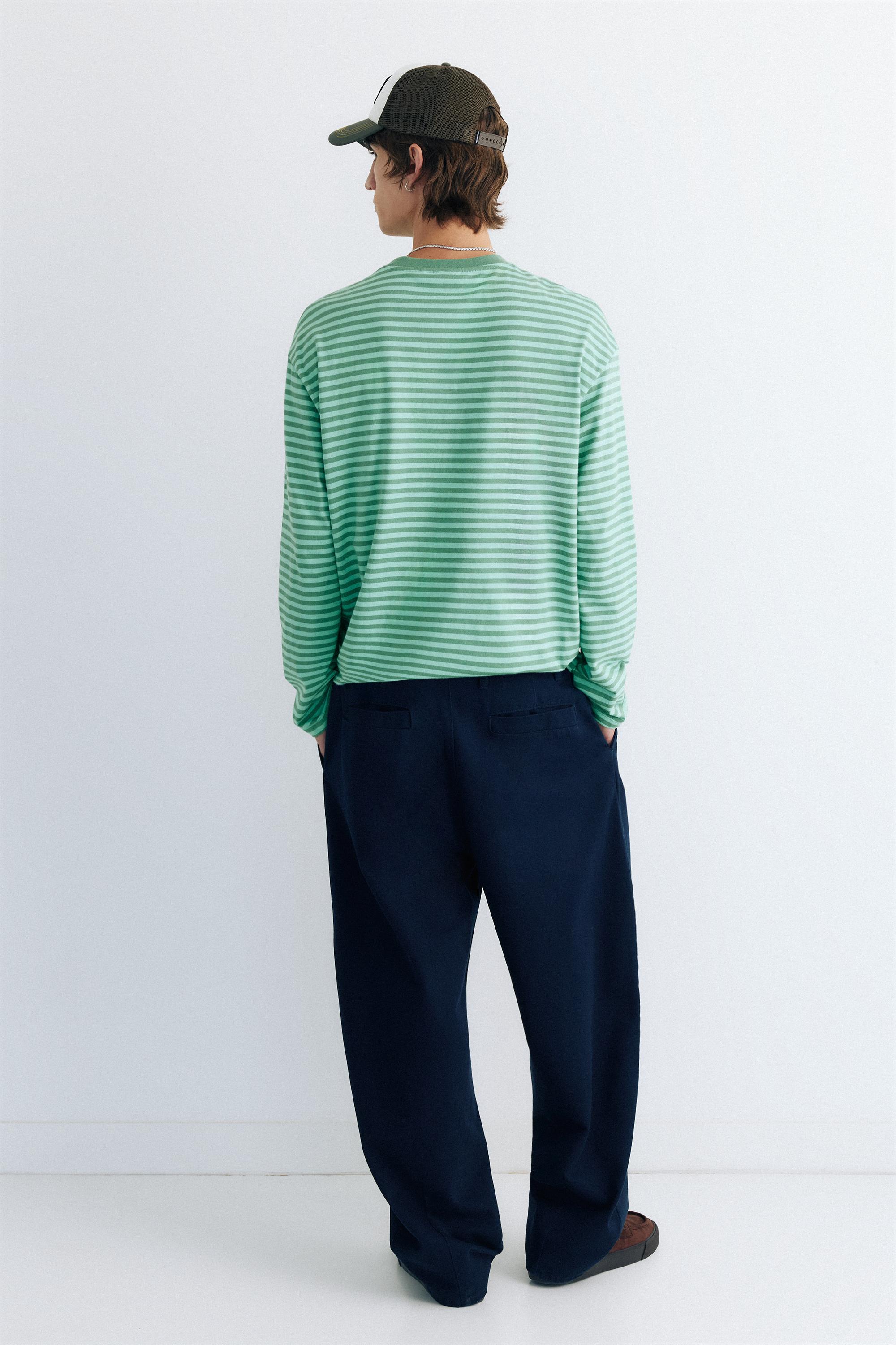 Striped STWD T-shirt — Green