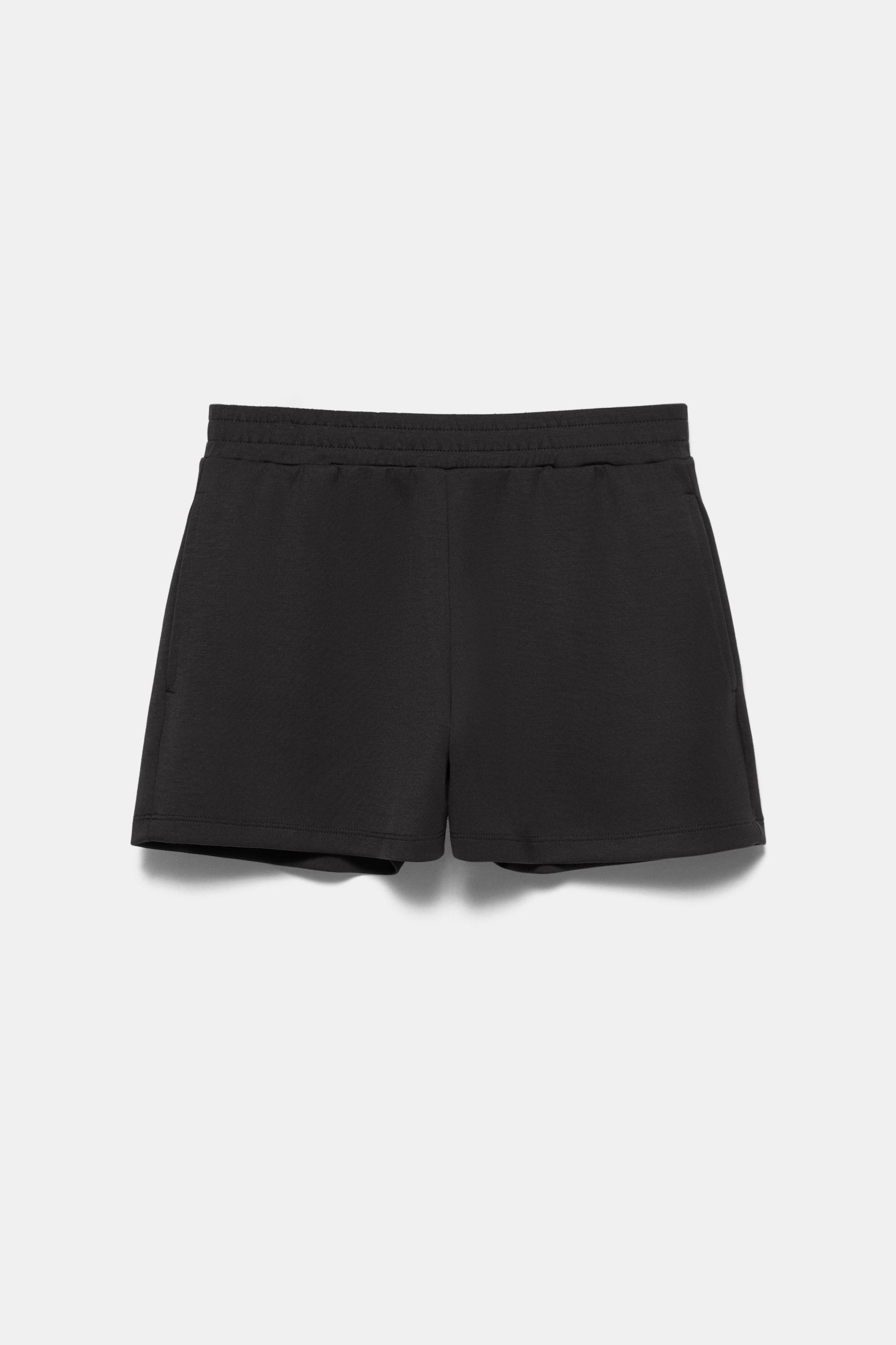 Soft touch sports shorts — Black