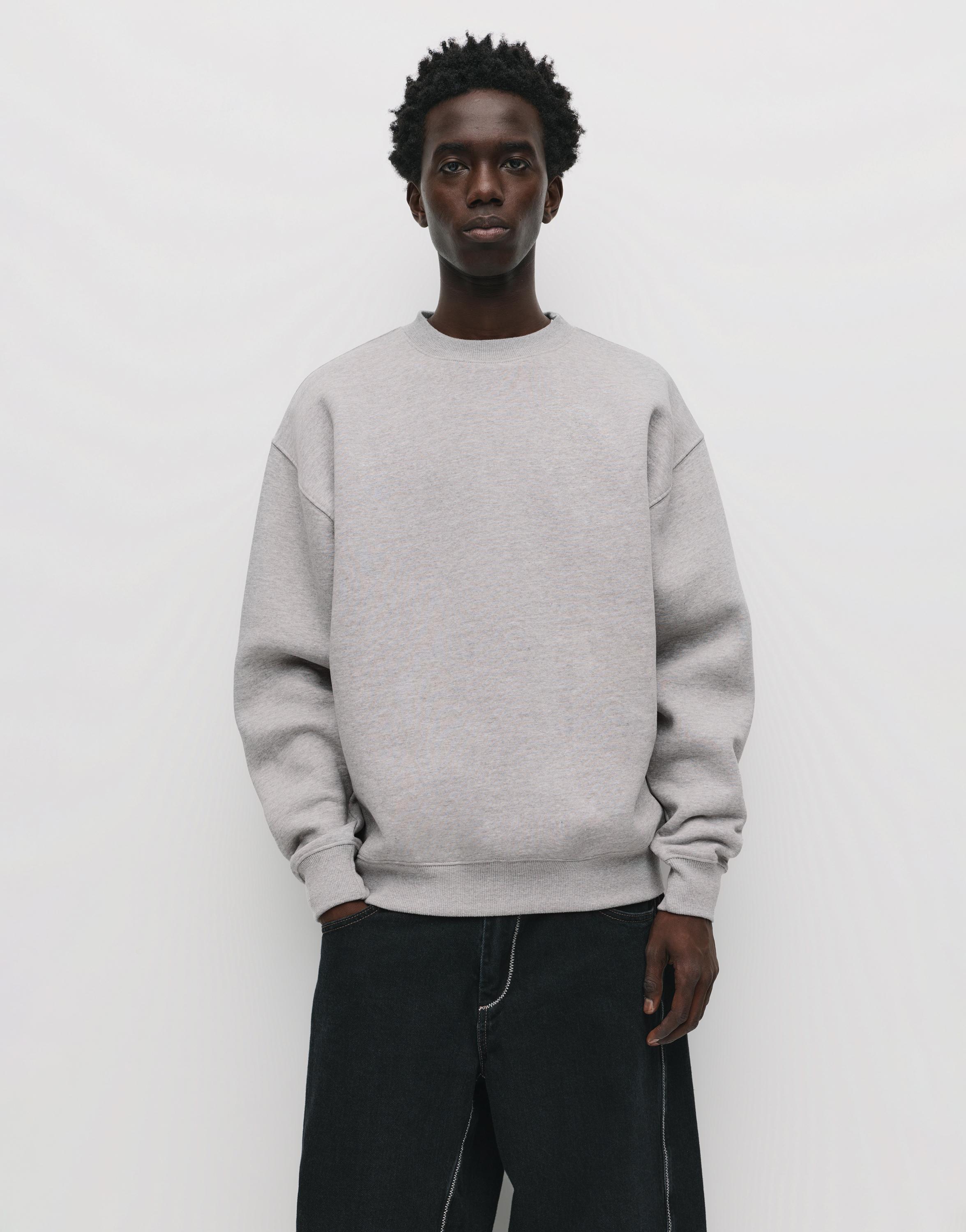 Basic bisiklet yaka sweatshirt - Görsel 50