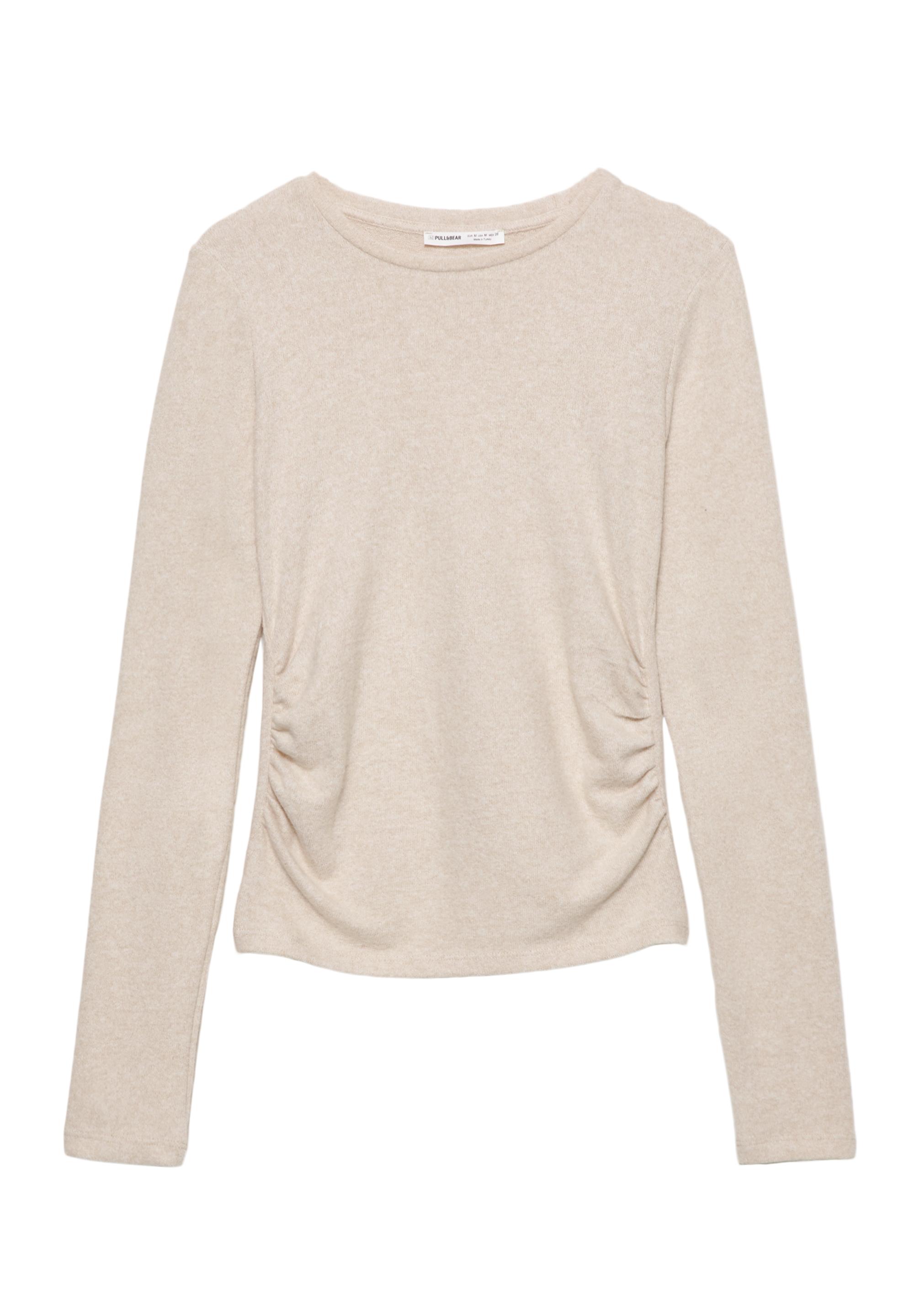 Büzgülü yumuşak dokulu tişört - Görsel 28