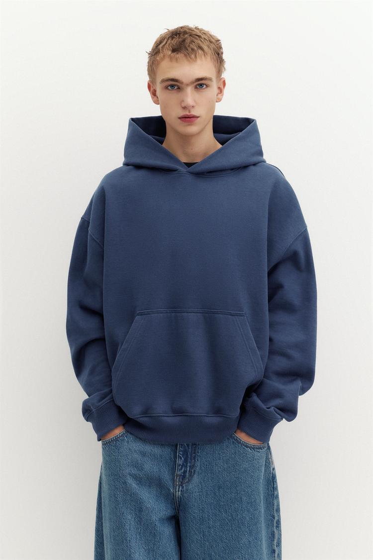 STWD hood sweatshirt — Blue