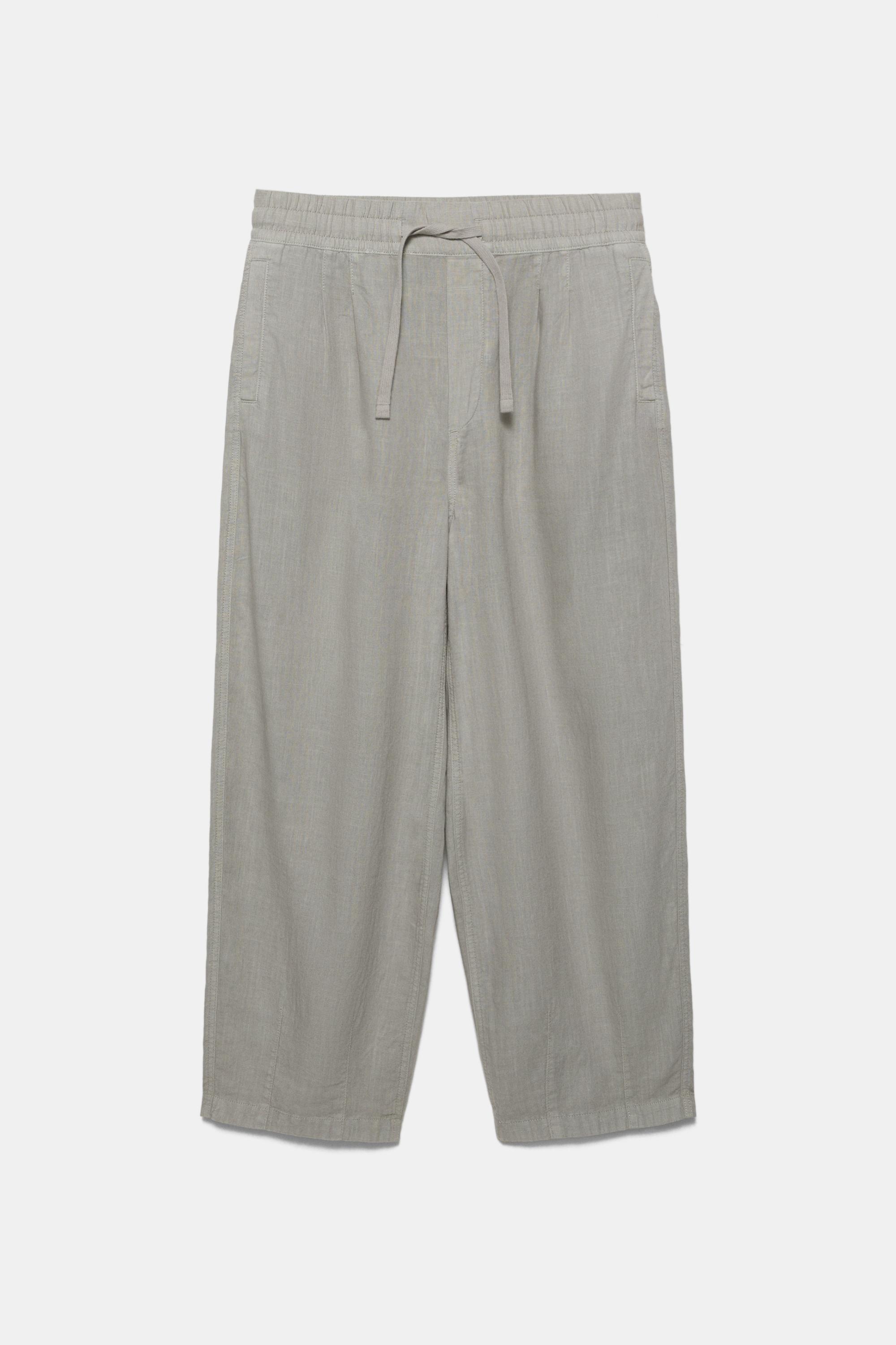 Ketenli jogger pantolon - Görsel 20