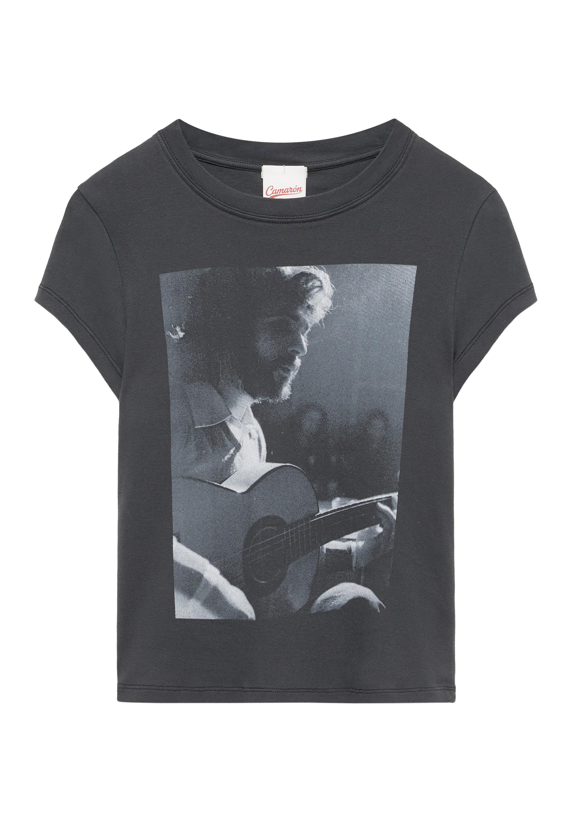 Camarón de la Isla photo T-shirt — Faded black