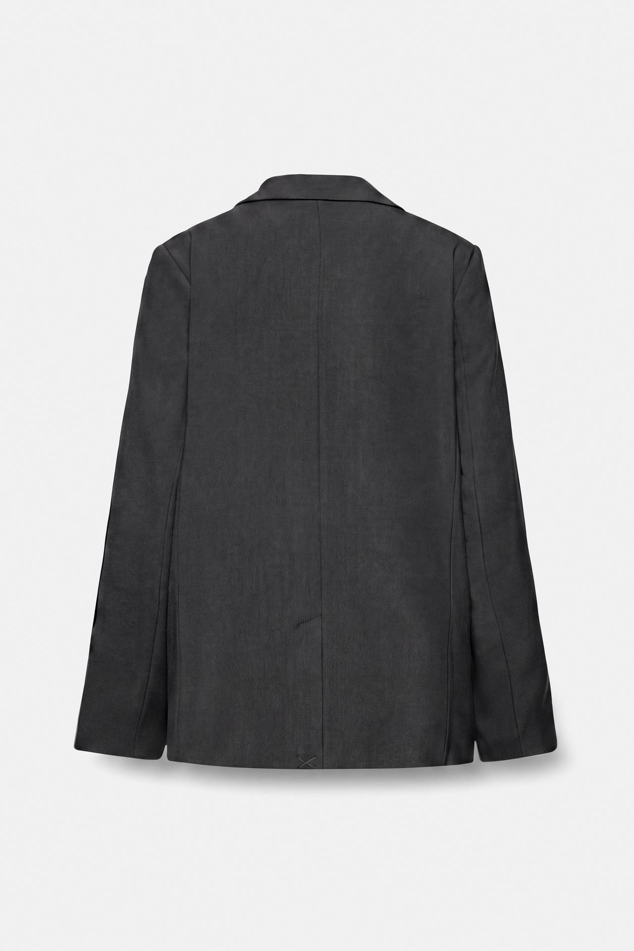 Basic blazer — Grey marl