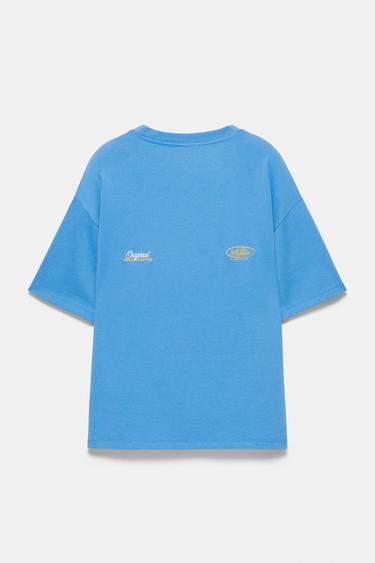 Embroidered graphic T-shirt — Deep blue 5