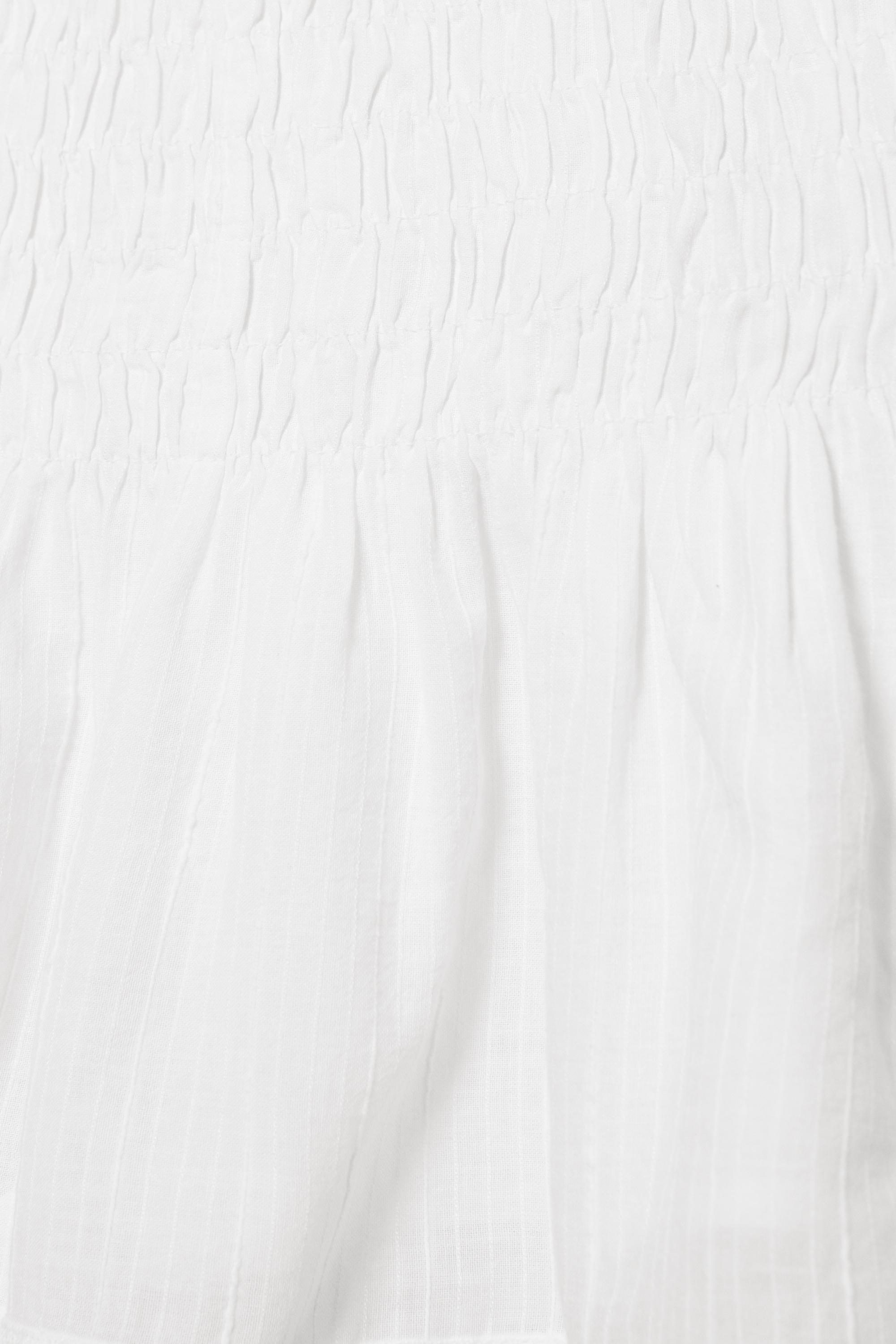 Ruffled skort — White