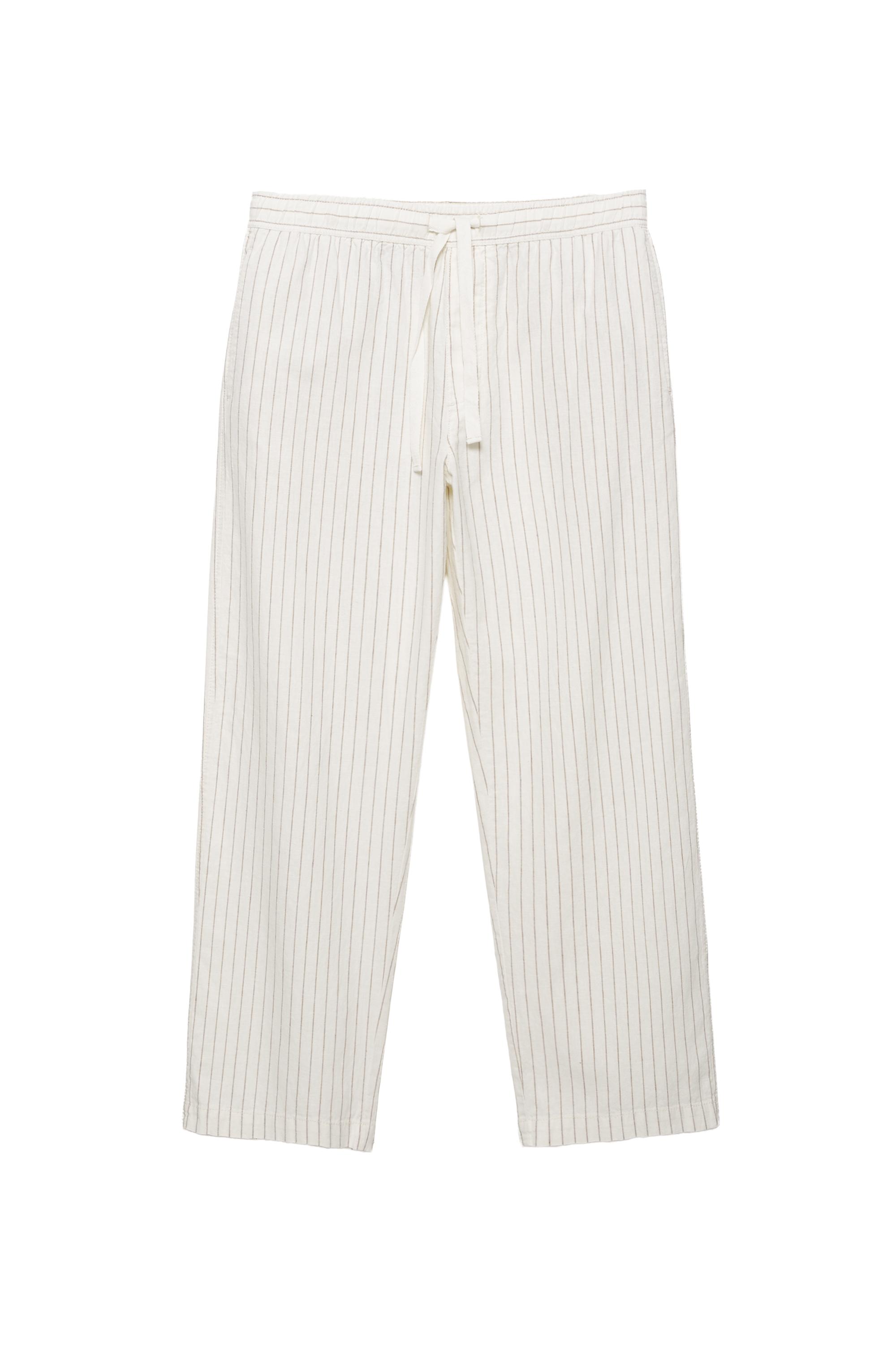 Keten jogger pantolon - Görsel 18