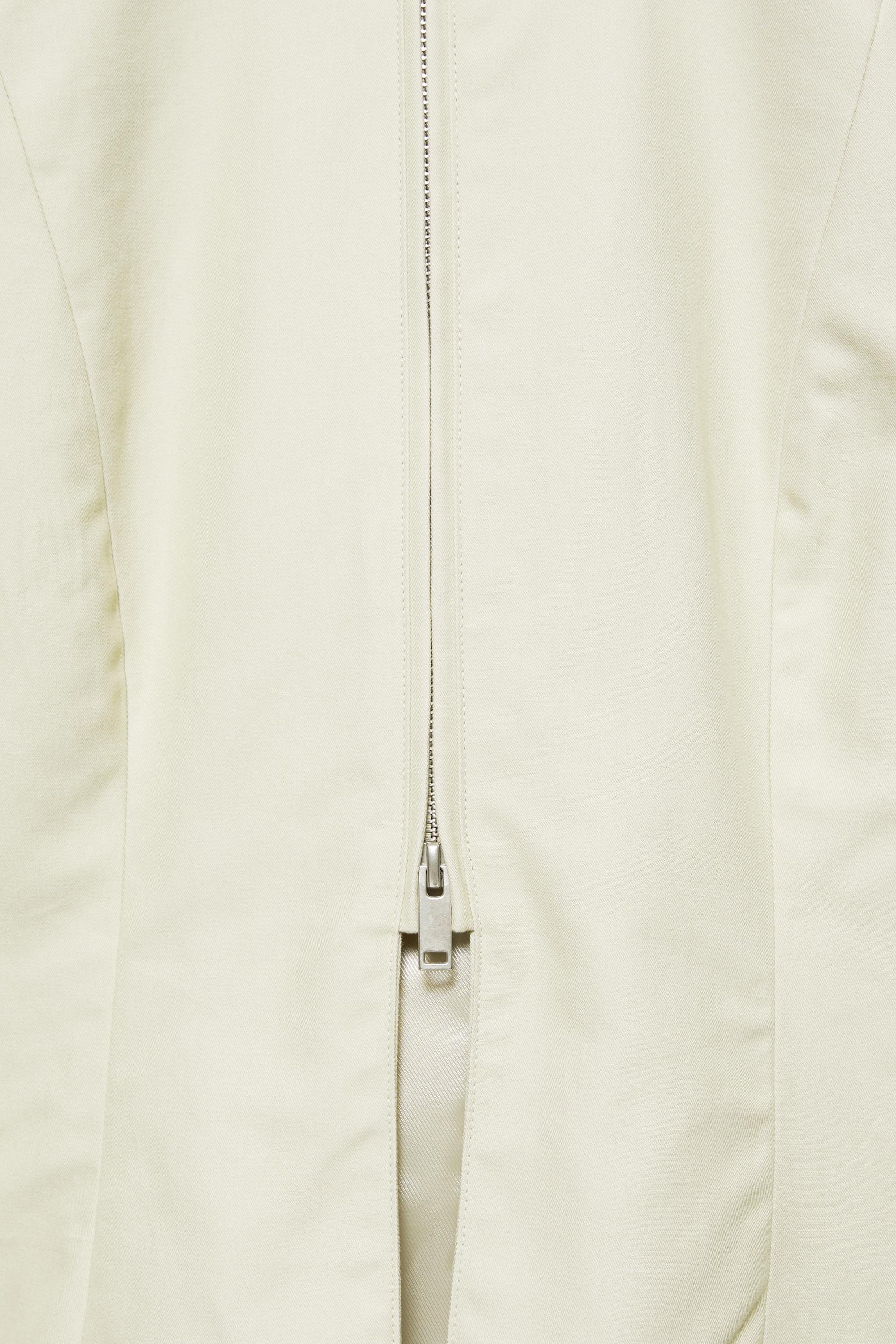 Fitted high neck jacket — Sand