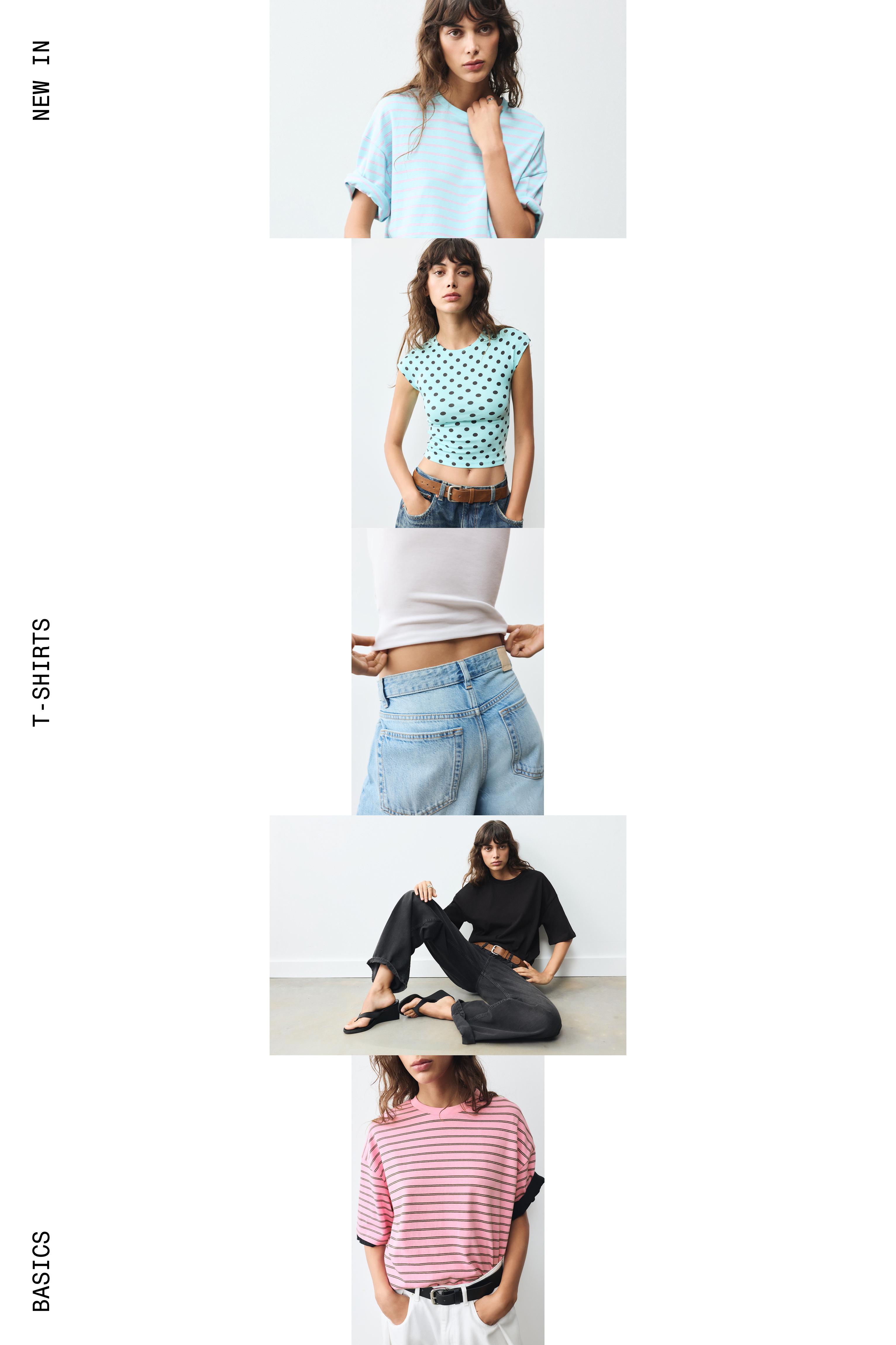Oversize short sleeve T-shirt — Pale blue