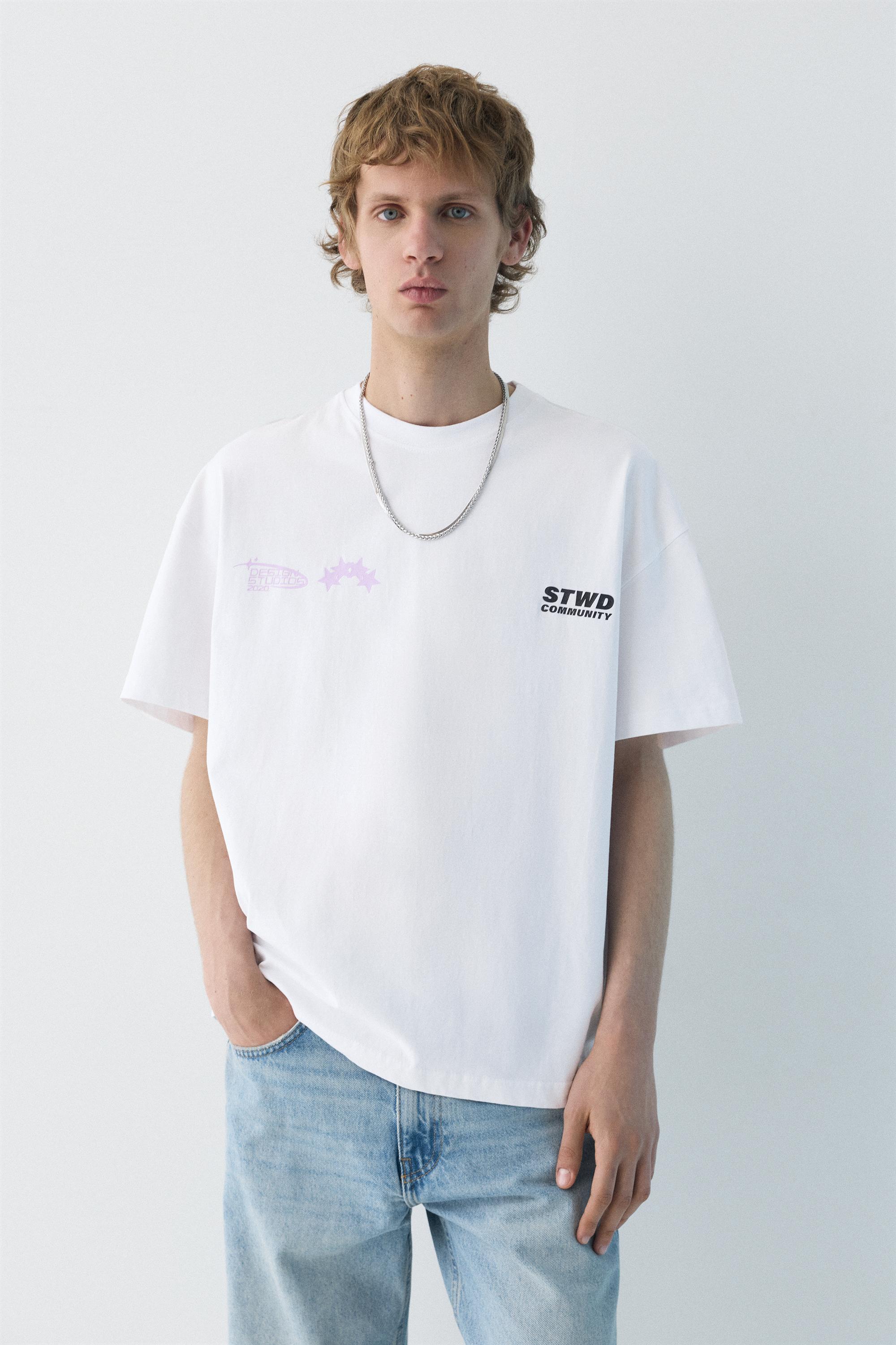 Beyaz STWD t-shirt - Görsel 7